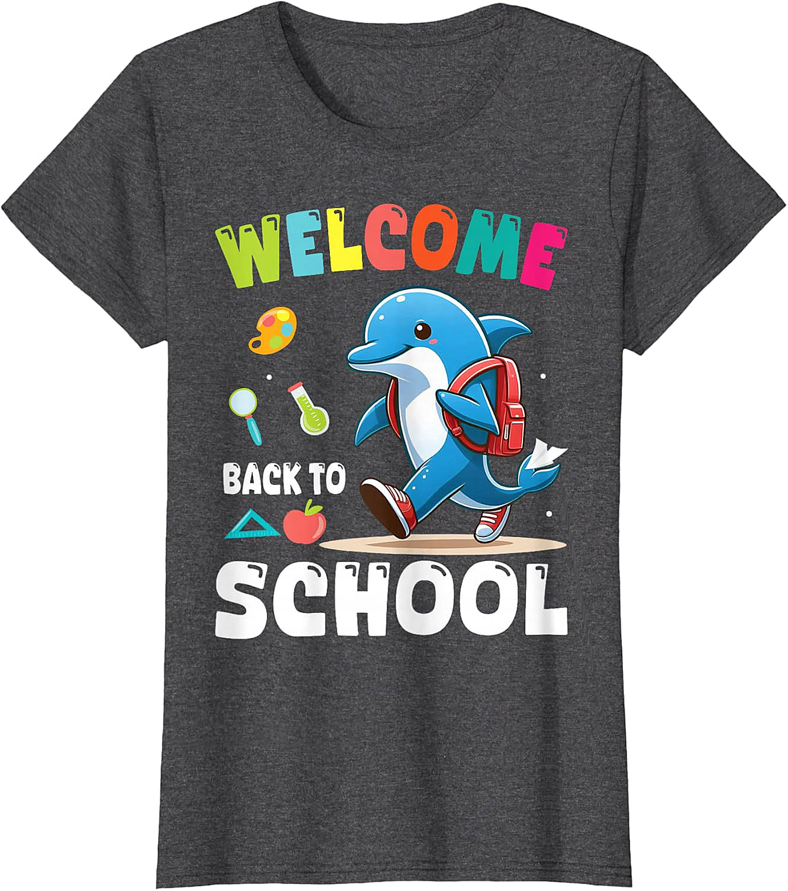 Dolphin Welcome Back to School T-Shirt | Kids & Teachers