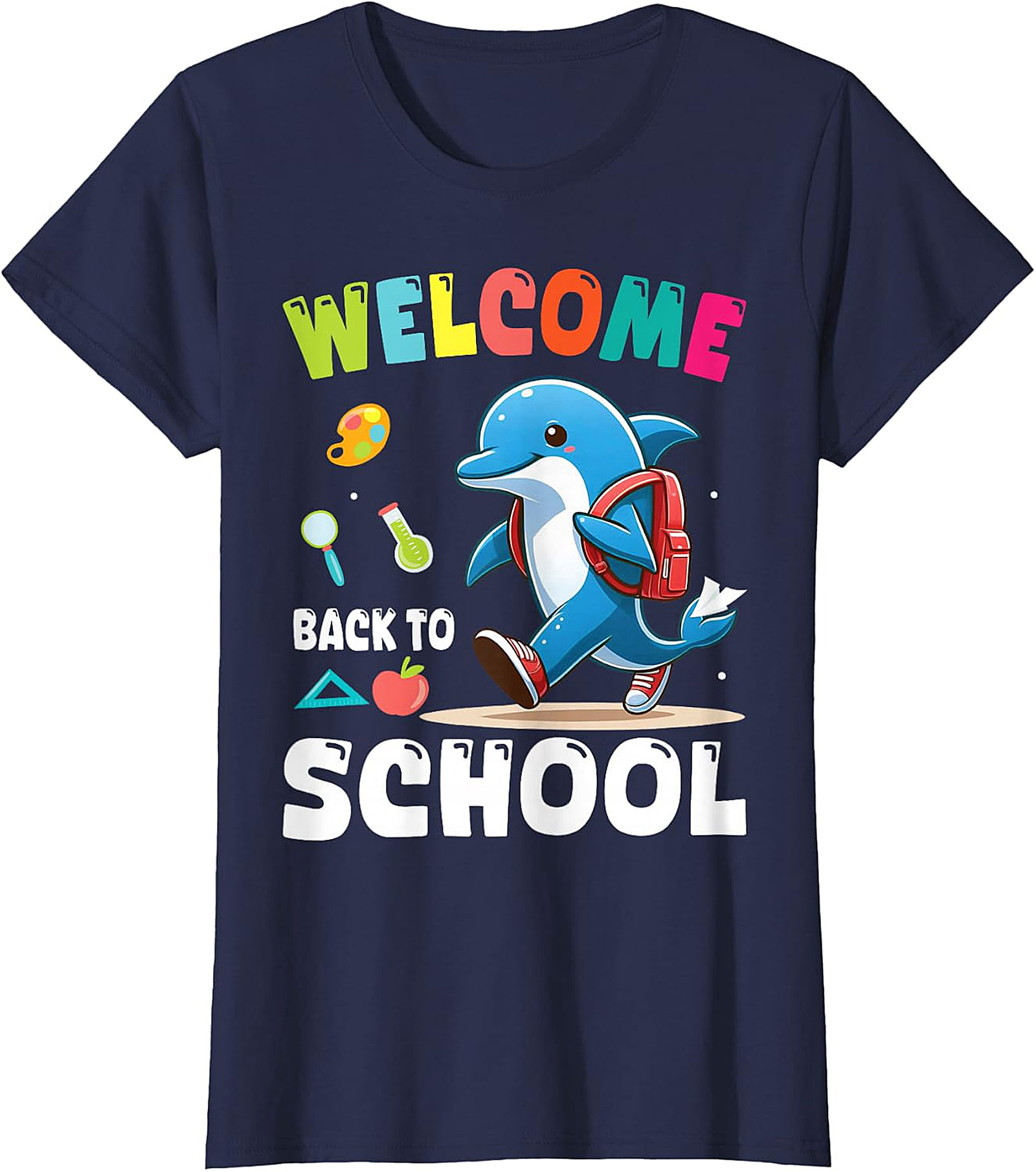 Dolphin Welcome Back to School T-Shirt | Kids & Teachers