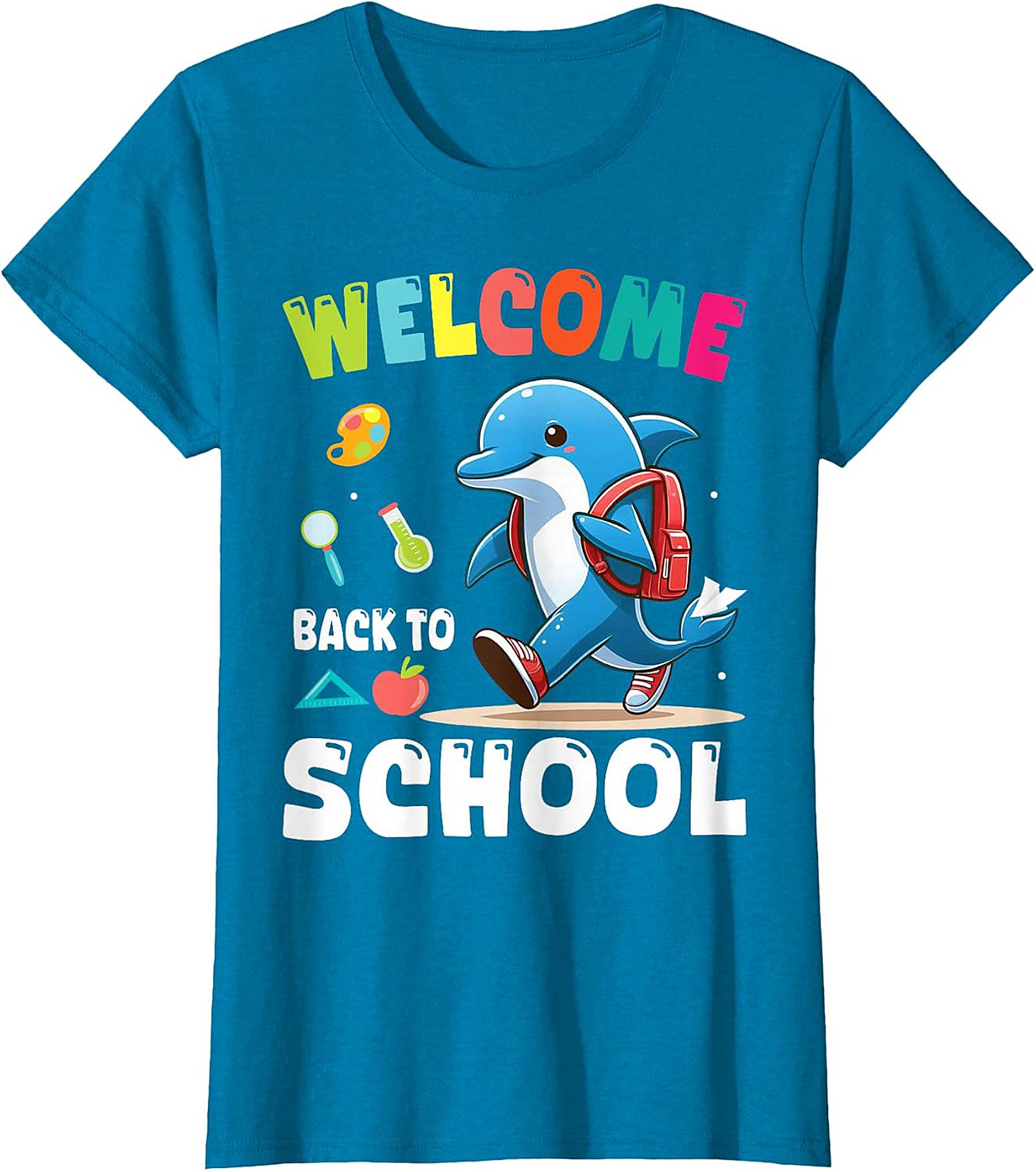 Dolphin Welcome Back to School T-Shirt | Kids & Teachers