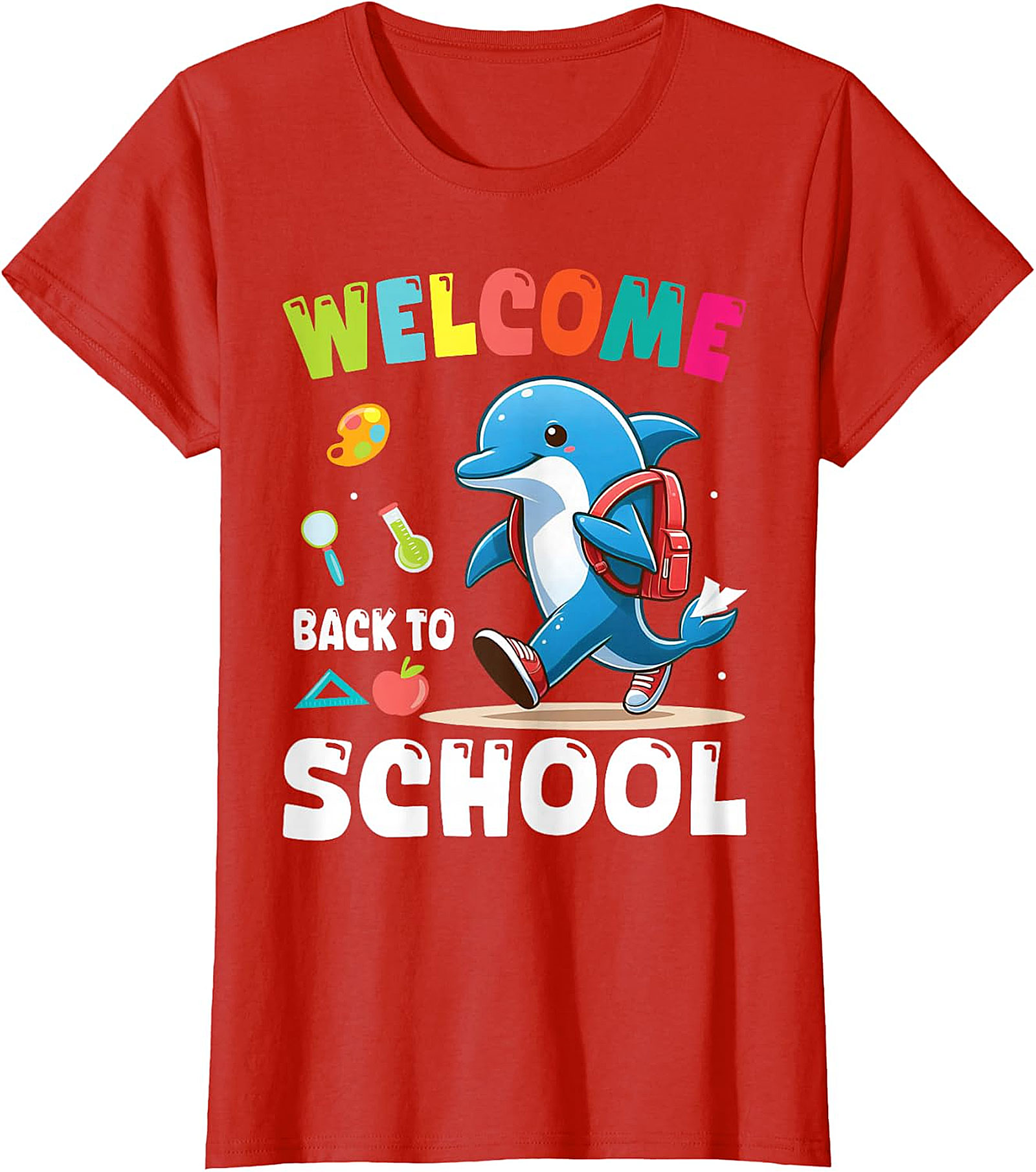 Dolphin Welcome Back to School T-Shirt | Kids & Teachers