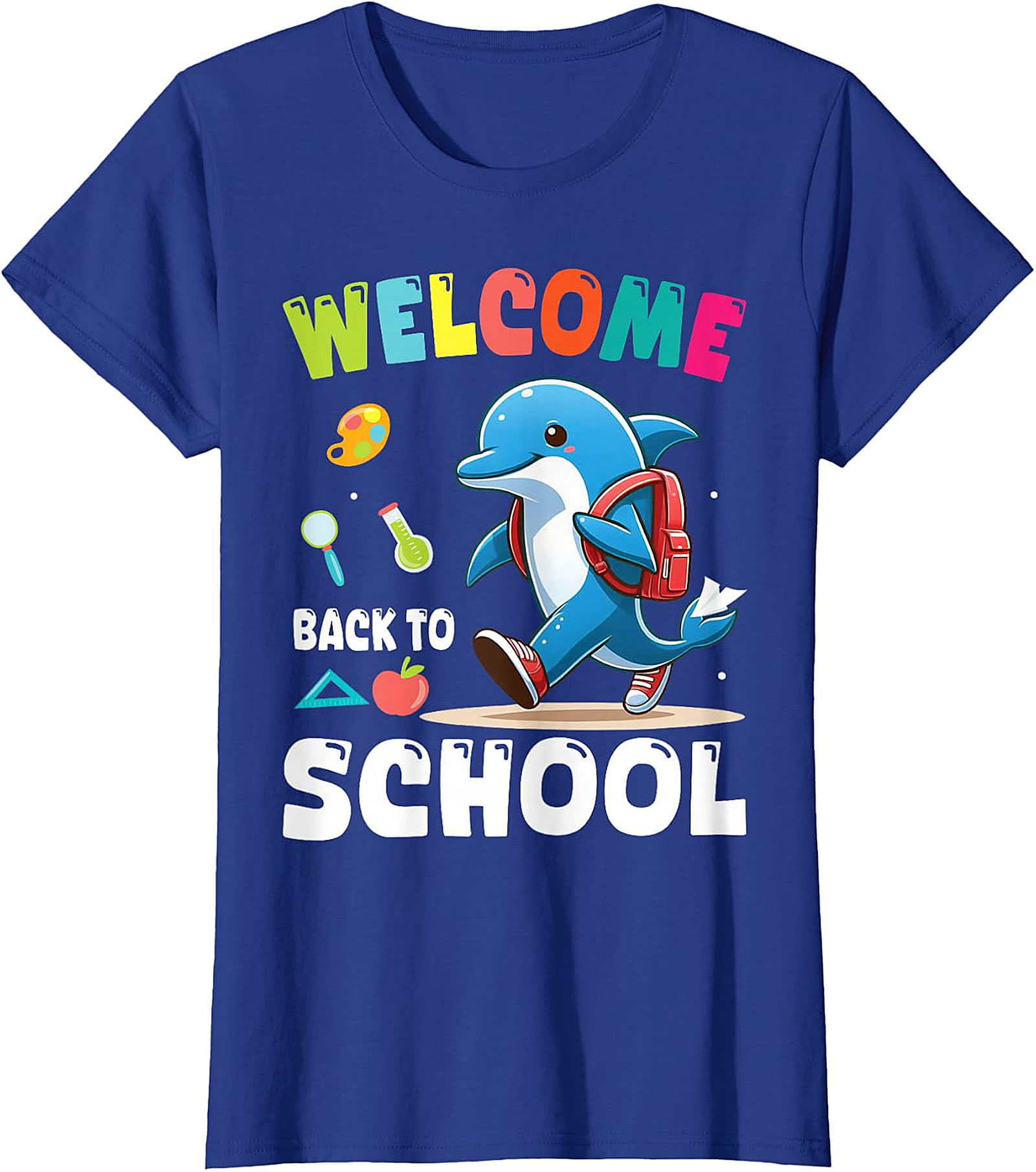 Dolphin Welcome Back to School T-Shirt | Kids & Teachers