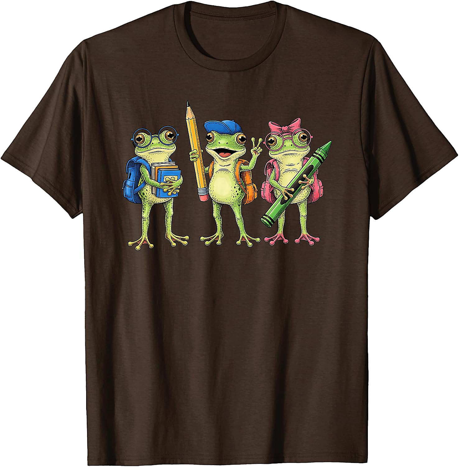 Cute Frogs Back to School T-Shirt for Teachers & Kids