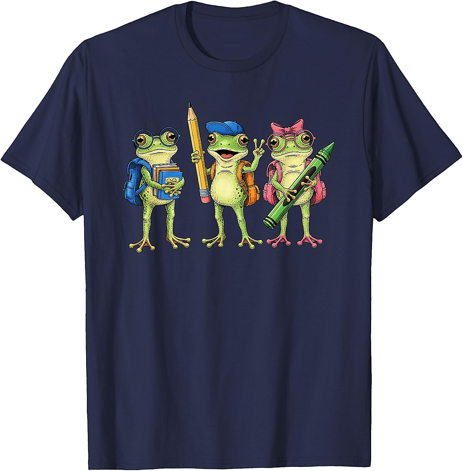 Cute Frogs Back to School T-Shirt for Teachers & Kids