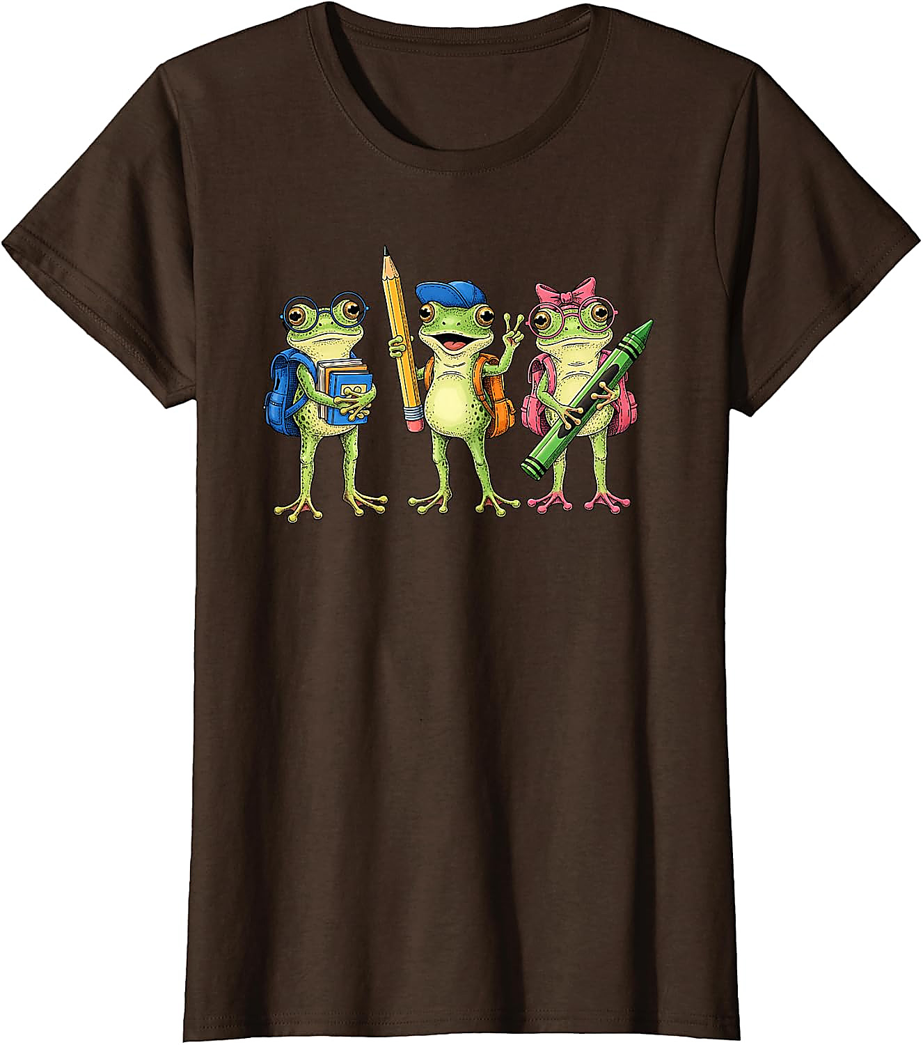 Cute Frogs Back to School T-Shirt for Teachers & Kids