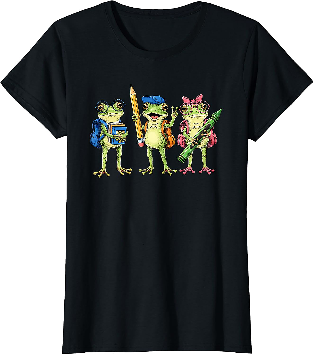 Cute Frogs Back to School T-Shirt for Teachers & Kids