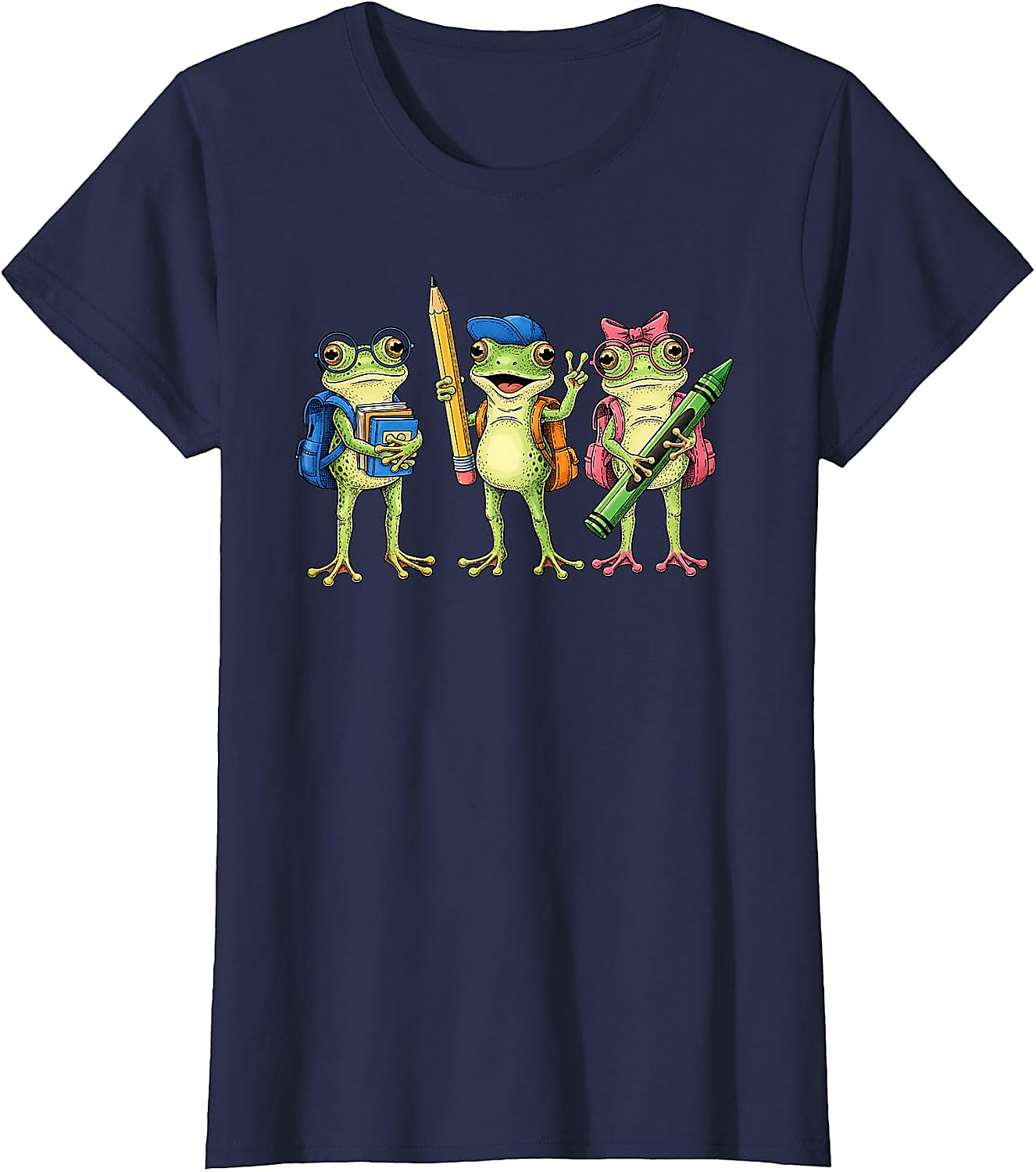 Cute Frogs Back to School T-Shirt for Teachers & Kids