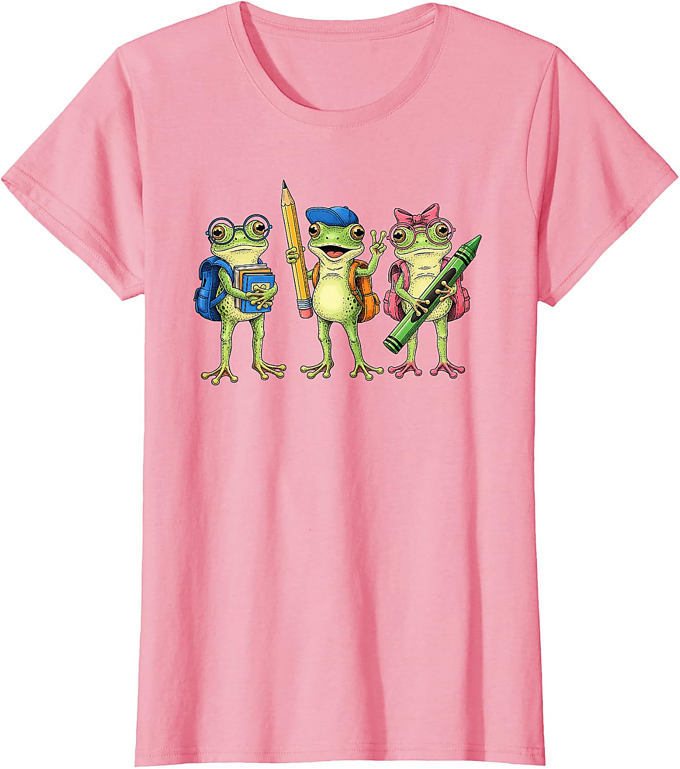 Cute Frogs Back to School T-Shirt for Teachers & Kids