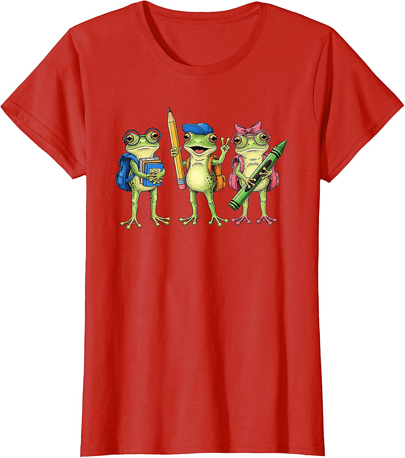 Cute Frogs Back to School T-Shirt for Teachers & Kids