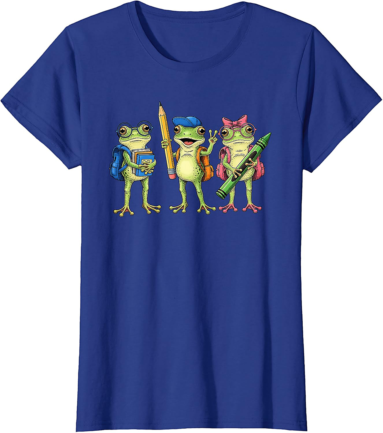 Cute Frogs Back to School T-Shirt for Teachers & Kids