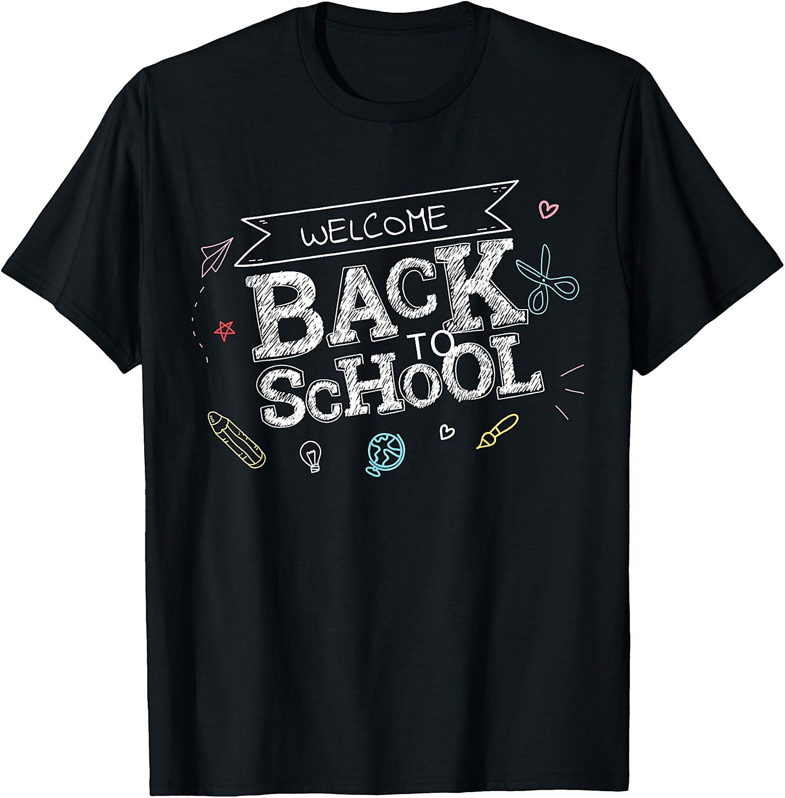 Welcome Back to School Chalkboard T-Shirt | Festive Tee