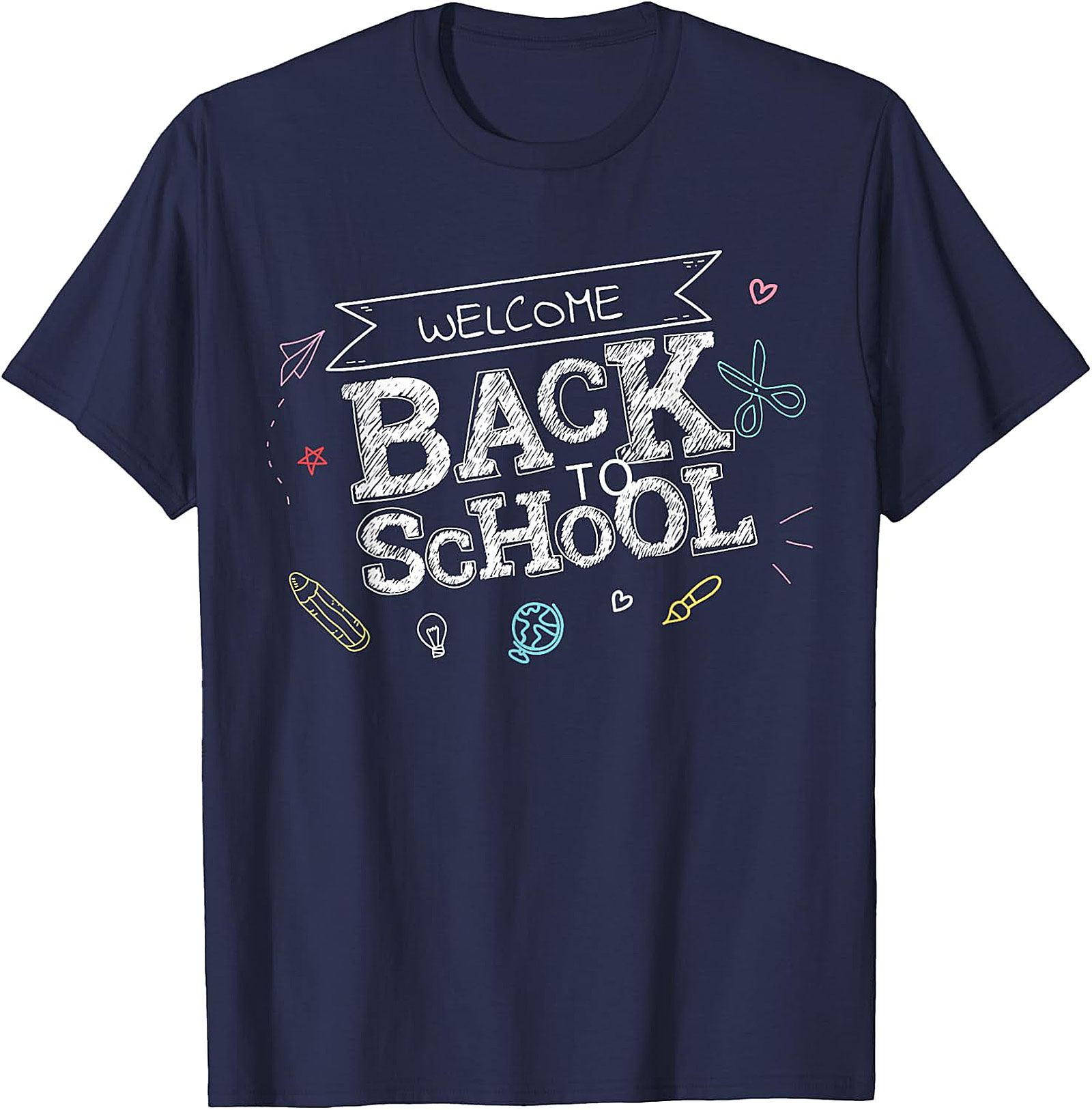 Welcome Back to School Chalkboard T-Shirt | Festive Tee