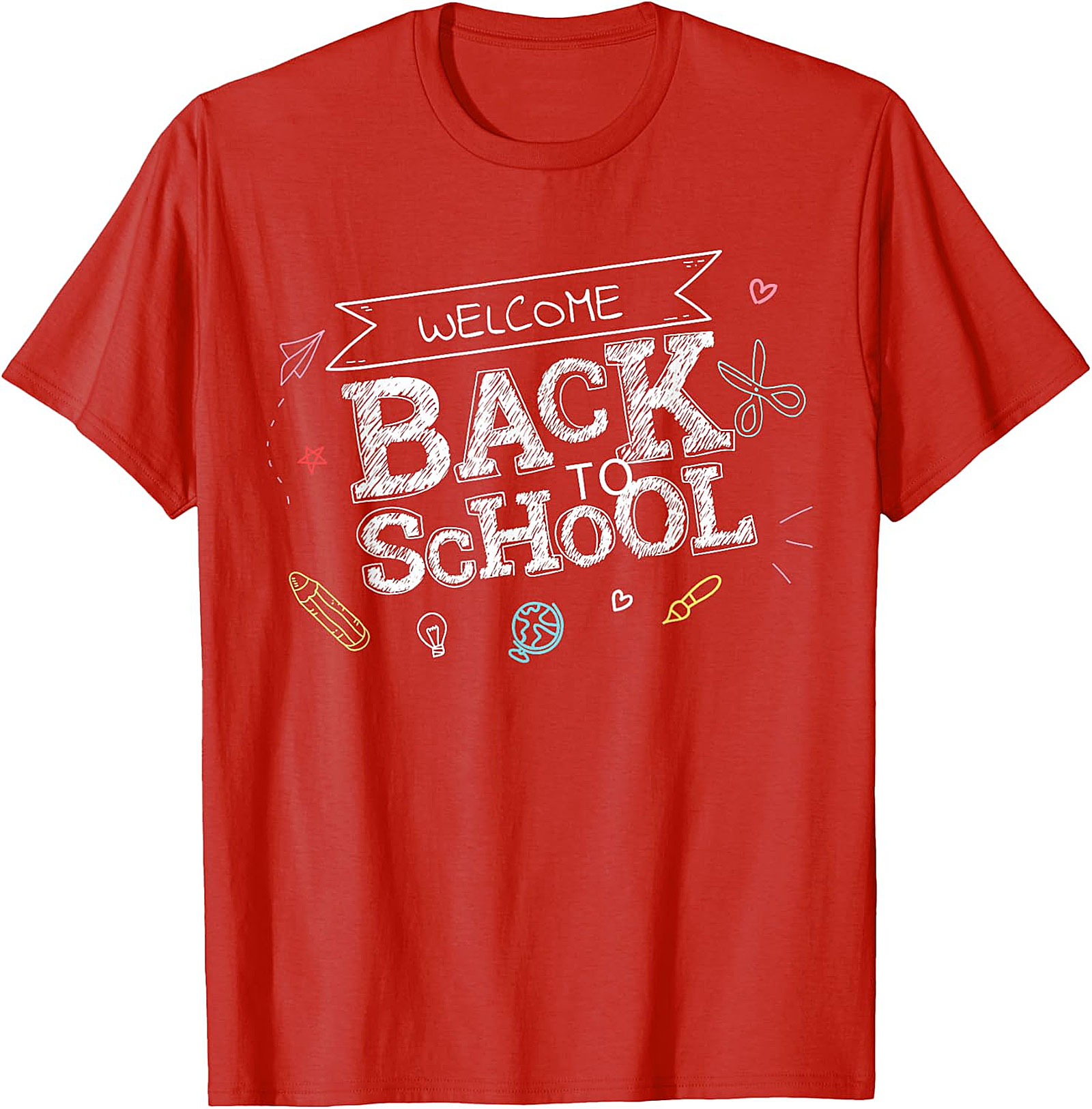 Welcome Back to School Chalkboard T-Shirt | Festive Tee