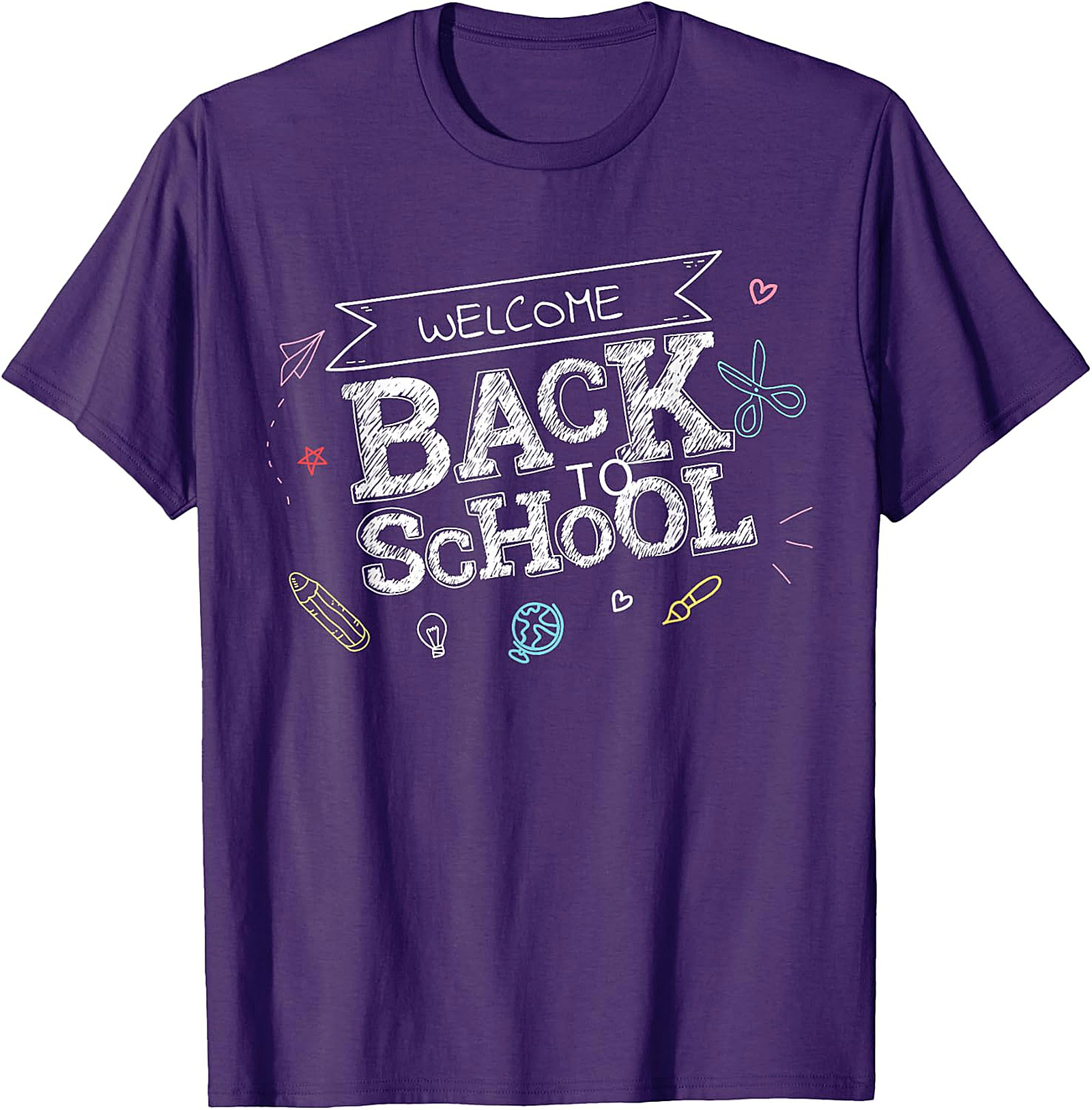 Welcome Back to School Chalkboard T-Shirt | Festive Tee