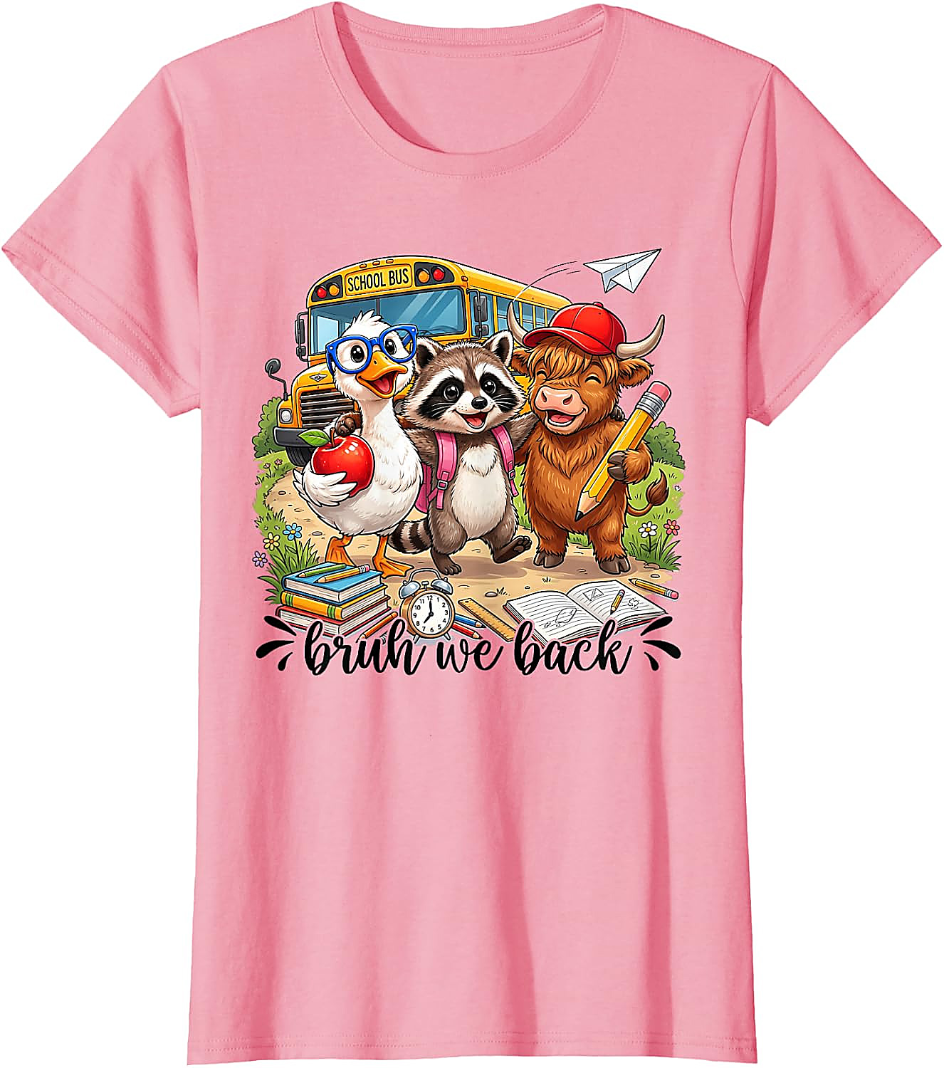 Bruh We Back Funny Back to School Shirt | Student Tee