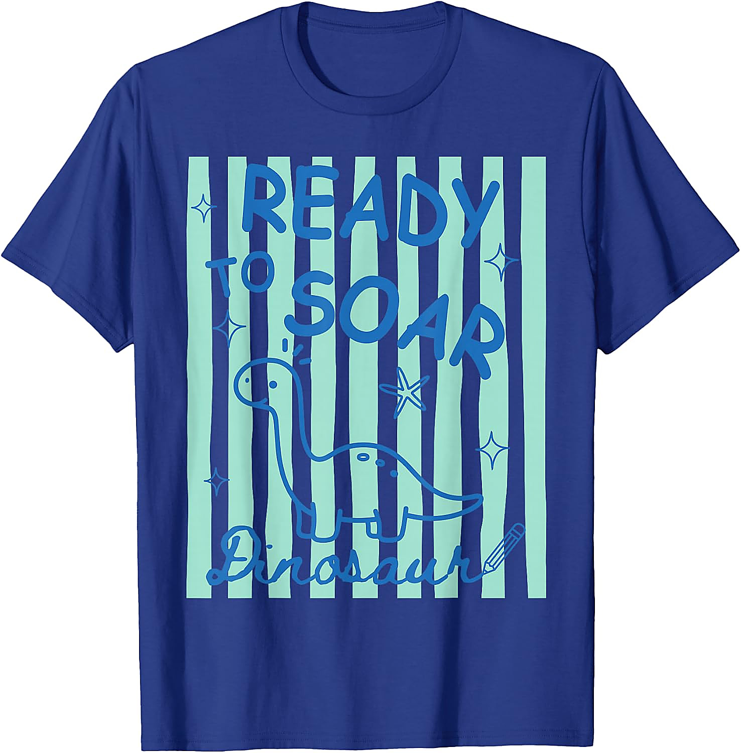 Ready to Soar Dinosaur T-Shirt | Funny Back to School Tee