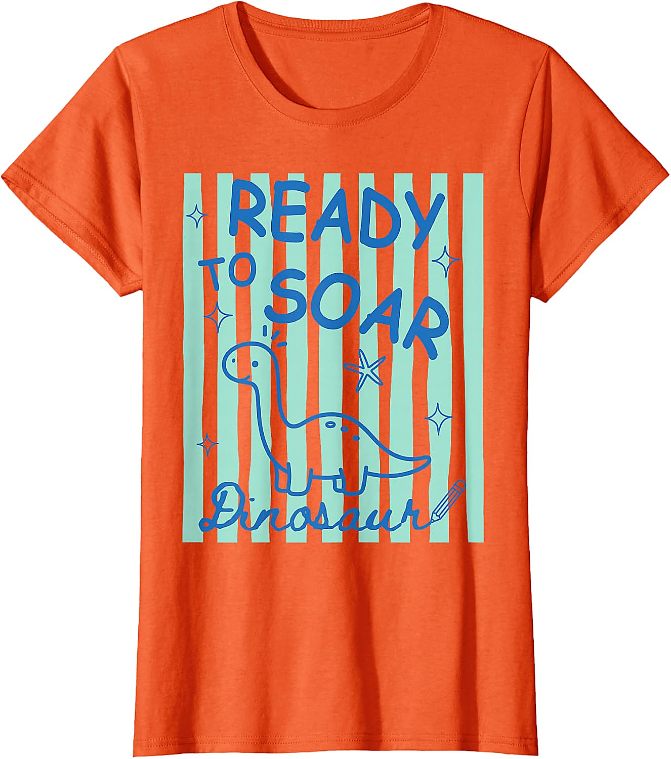 Ready to Soar Dinosaur T-Shirt | Funny Back to School Tee