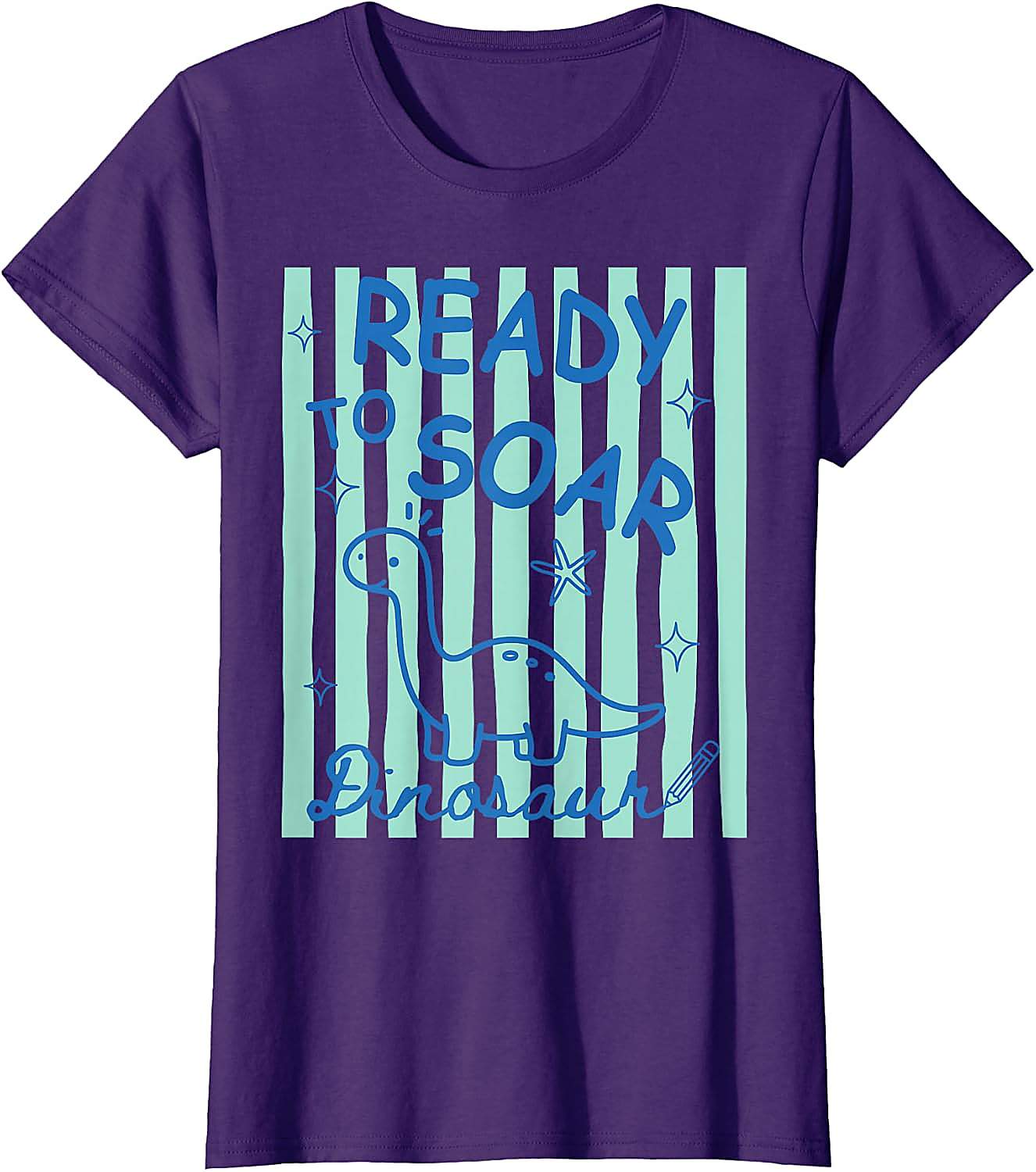 Ready to Soar Dinosaur T-Shirt | Funny Back to School Tee