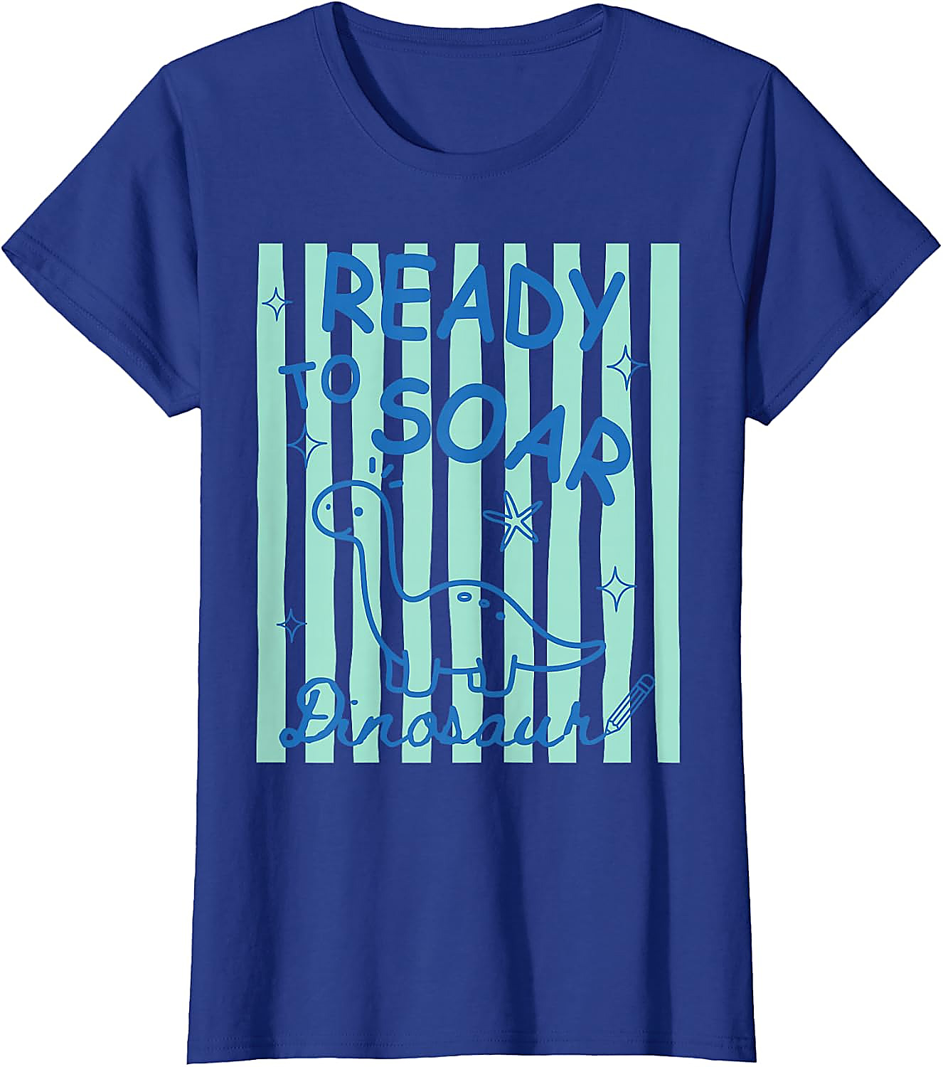 Ready to Soar Dinosaur T-Shirt | Funny Back to School Tee