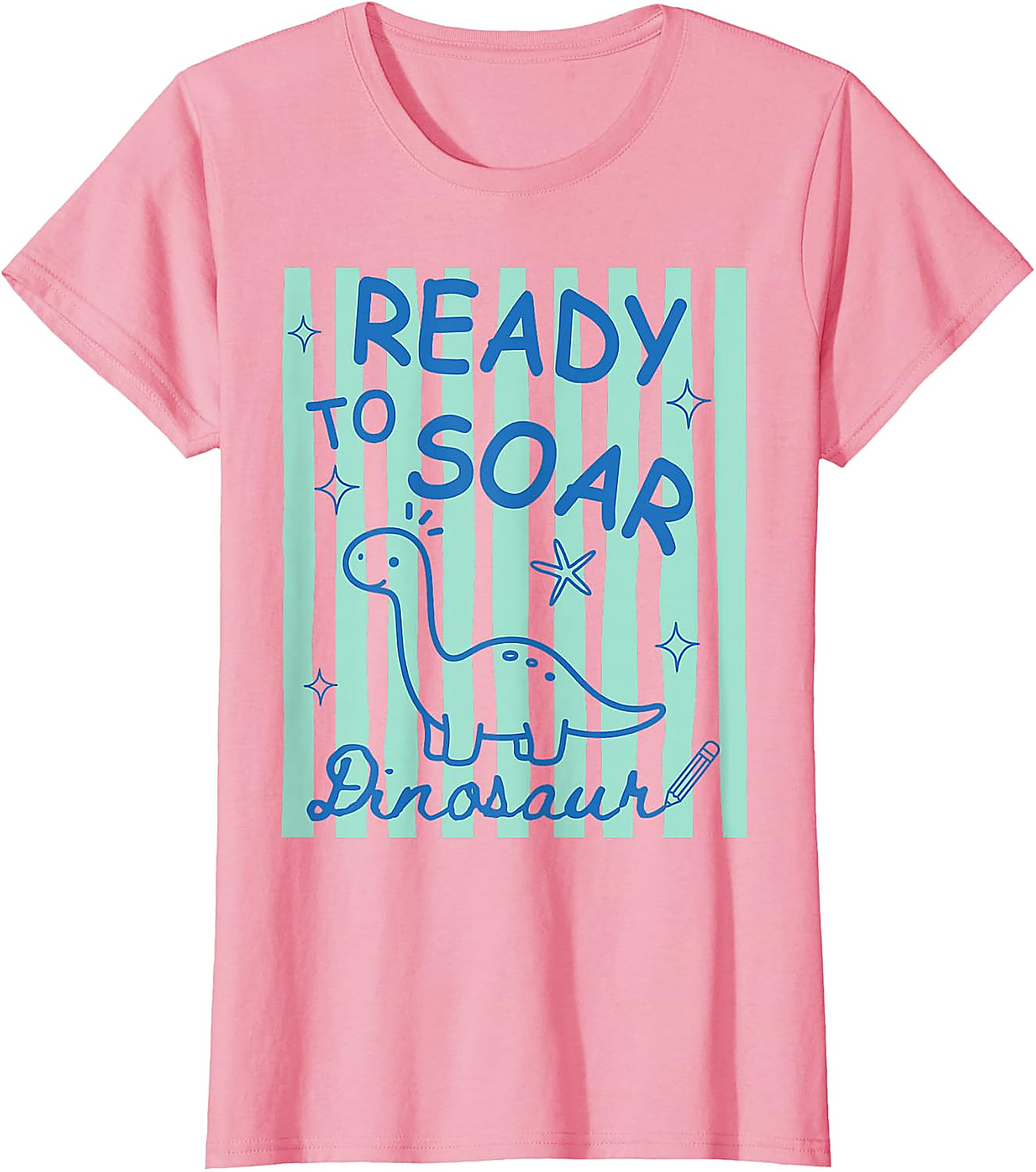 Ready to Soar Dinosaur T-Shirt | Funny Back to School Tee