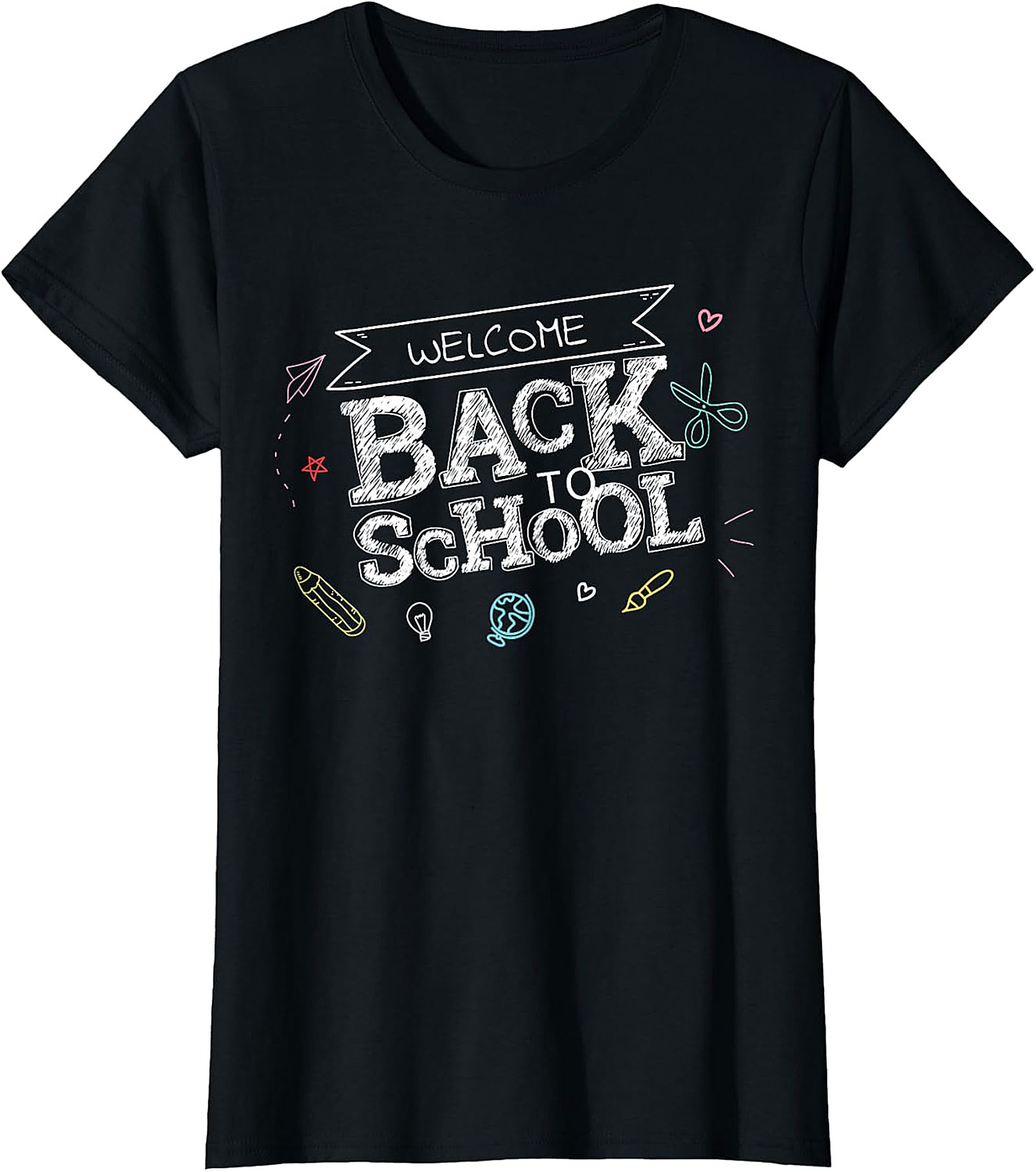 Welcome Back to School Chalkboard T-Shirt | Festive Tee