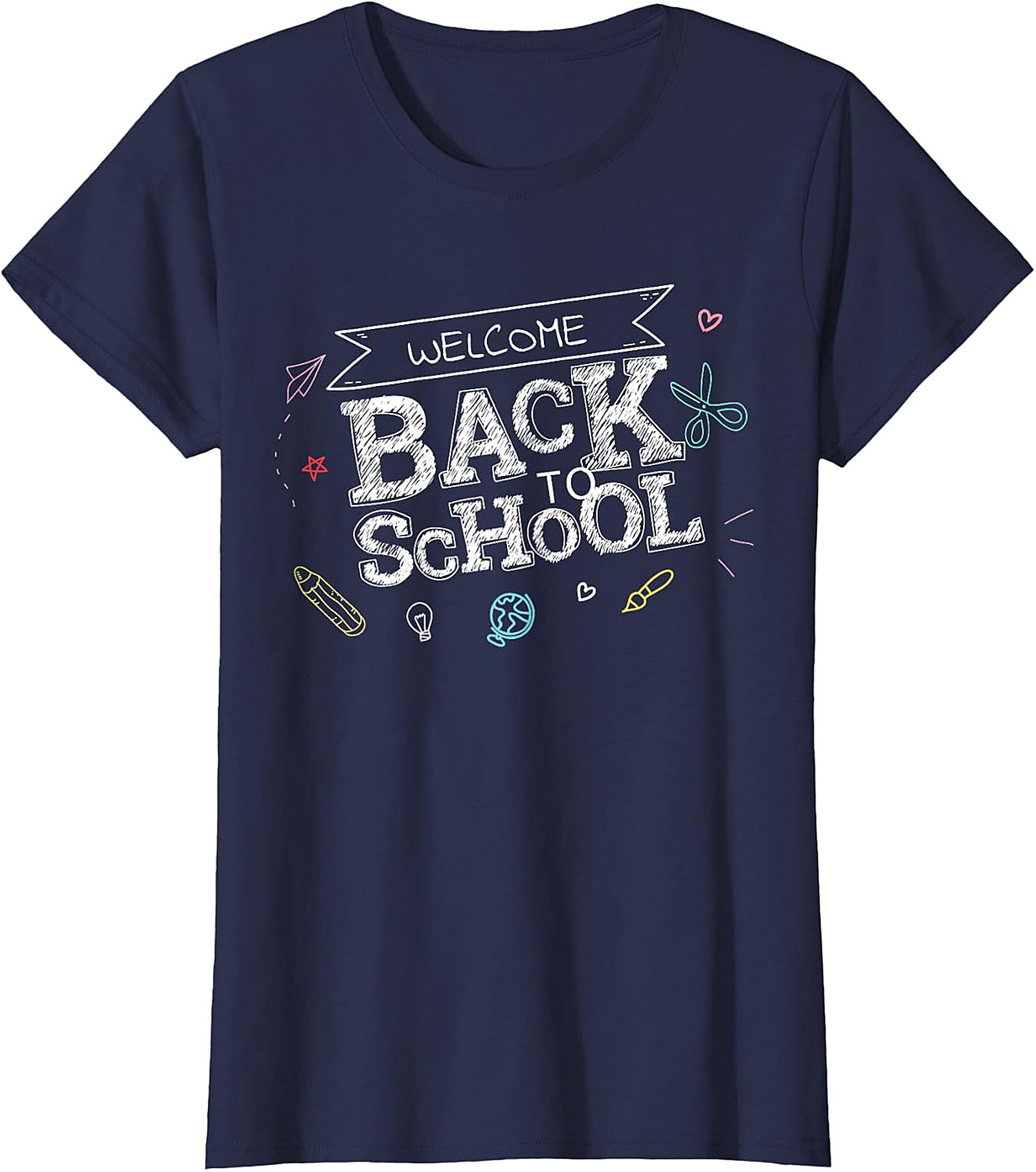 Welcome Back to School Chalkboard T-Shirt | Festive Tee