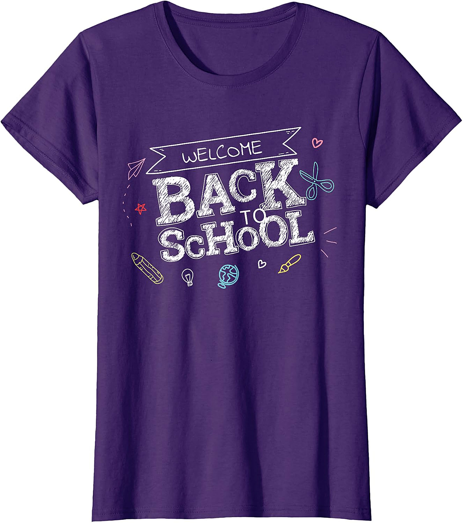 Welcome Back to School Chalkboard T-Shirt | Festive Tee