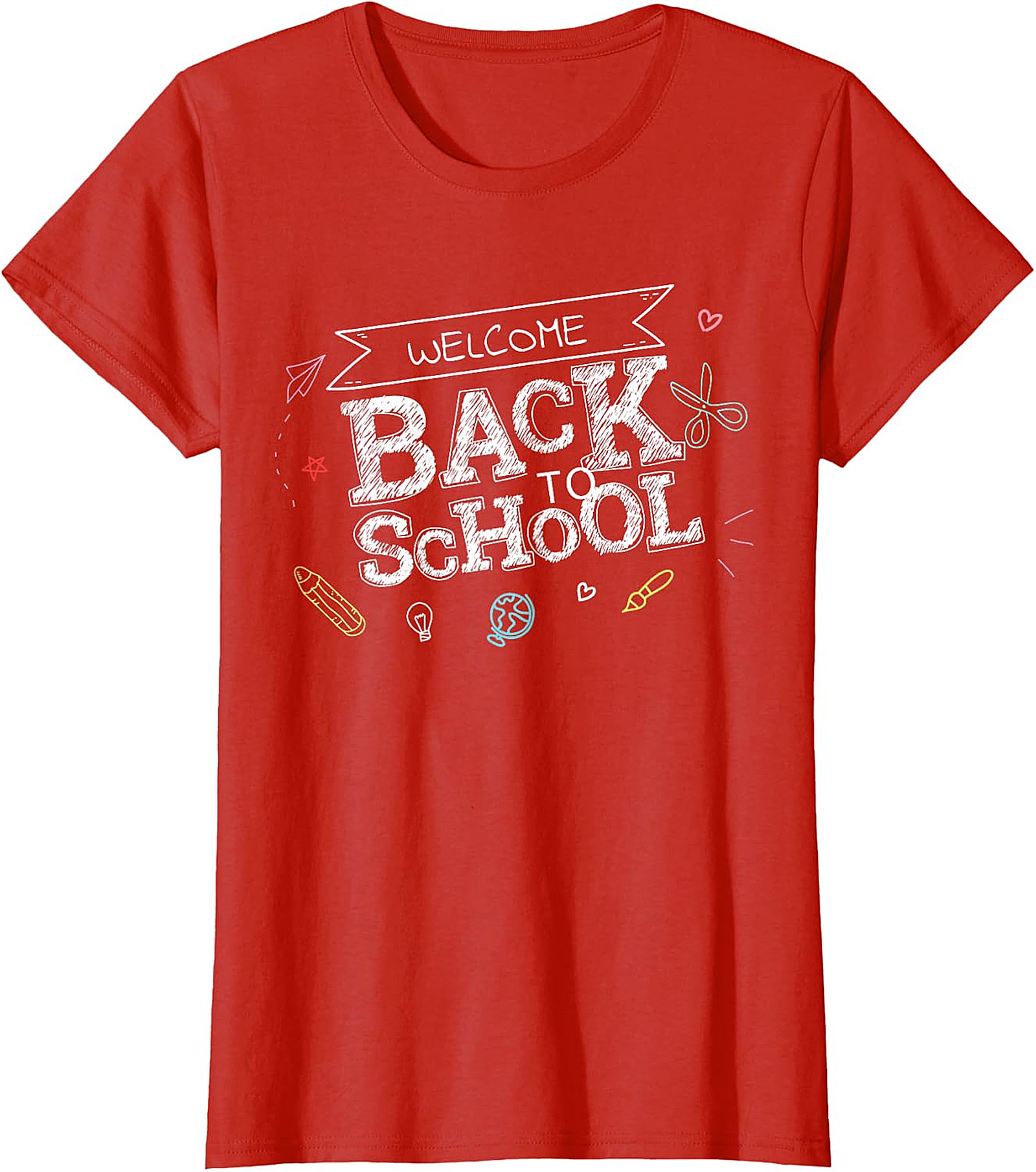 Welcome Back to School Chalkboard T-Shirt | Festive Tee