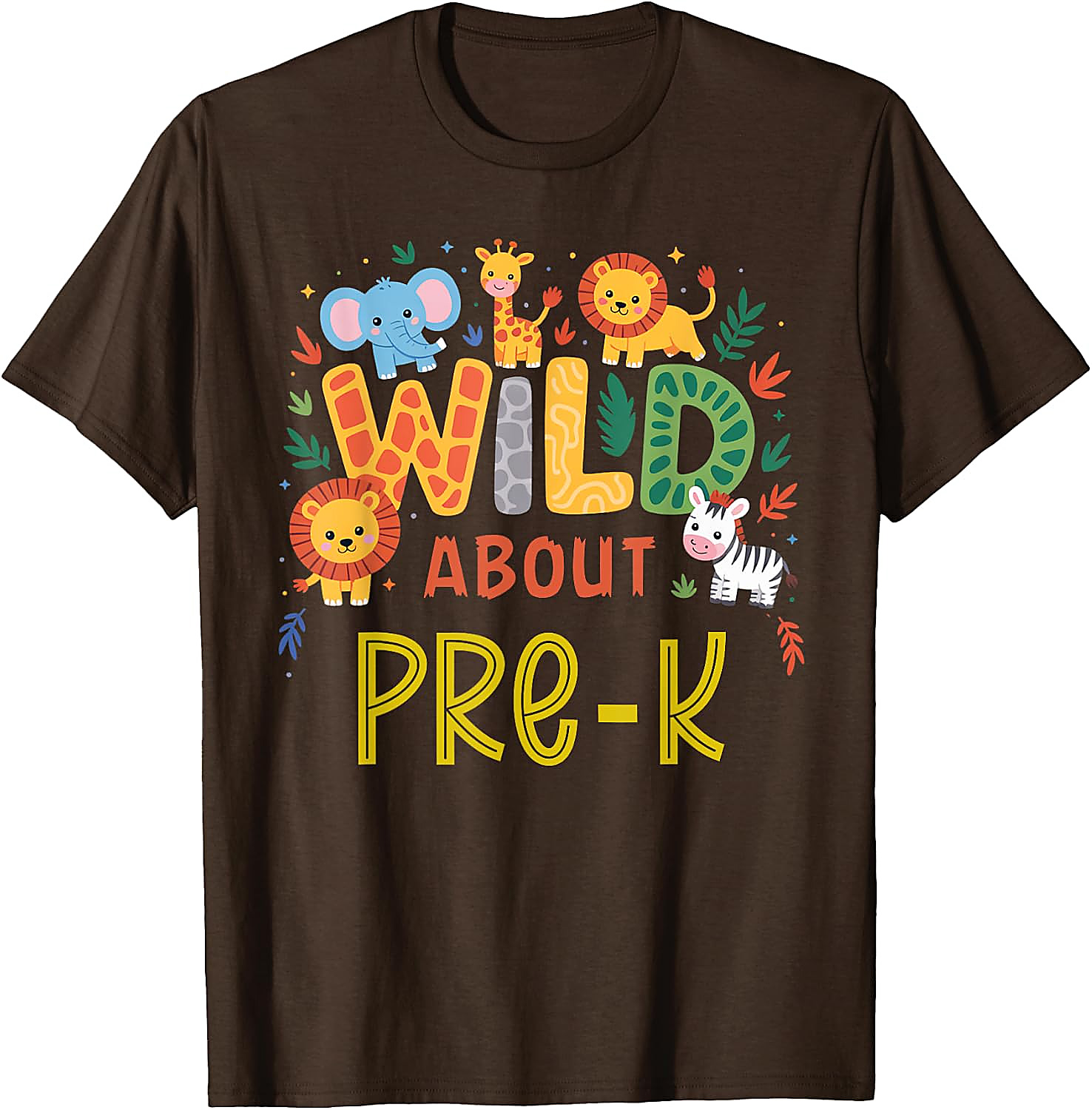 Wild About Pre-K T-Shirt | Back to School Safari Tee