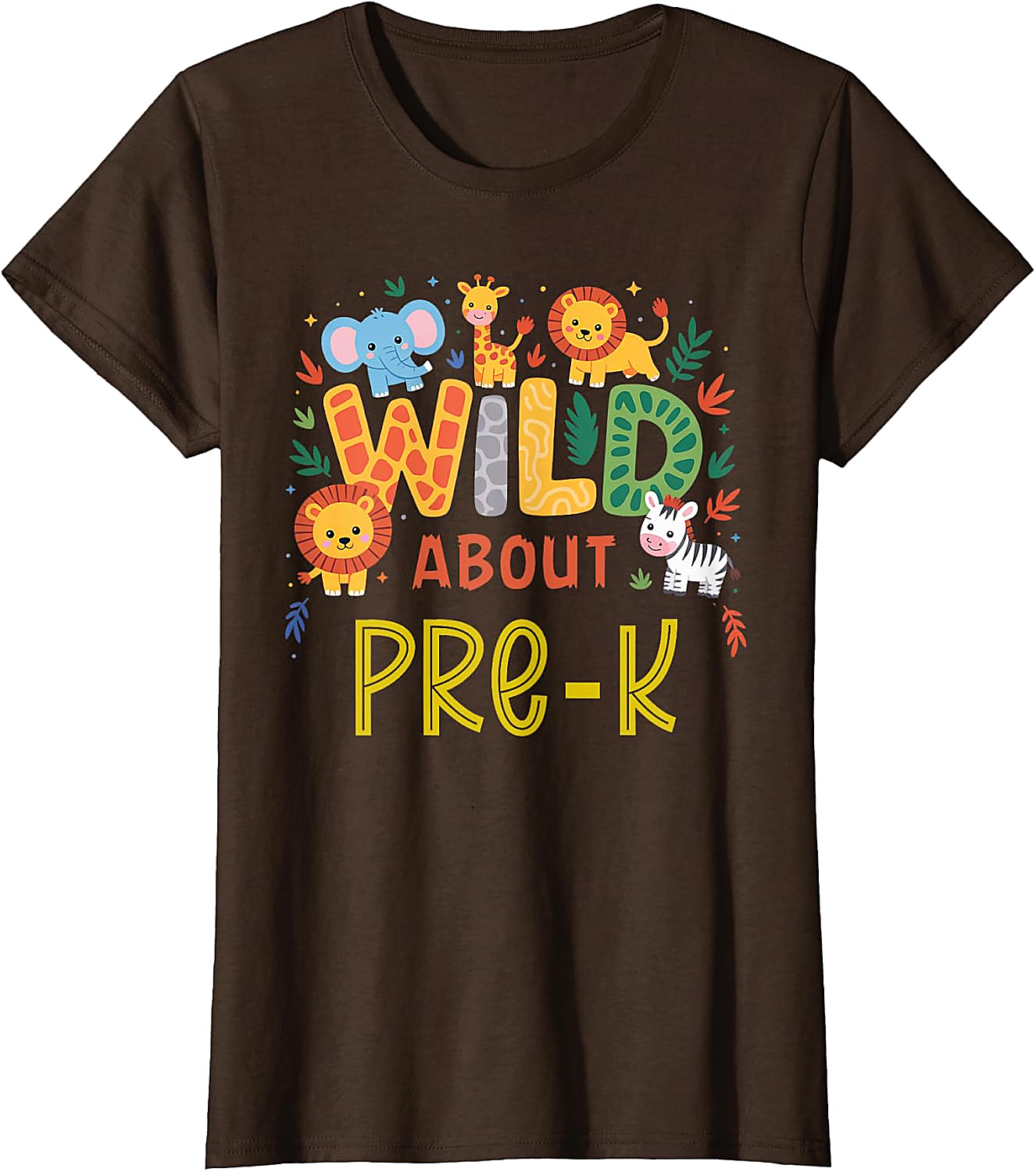 Wild About Pre-K T-Shirt | Back to School Safari Tee