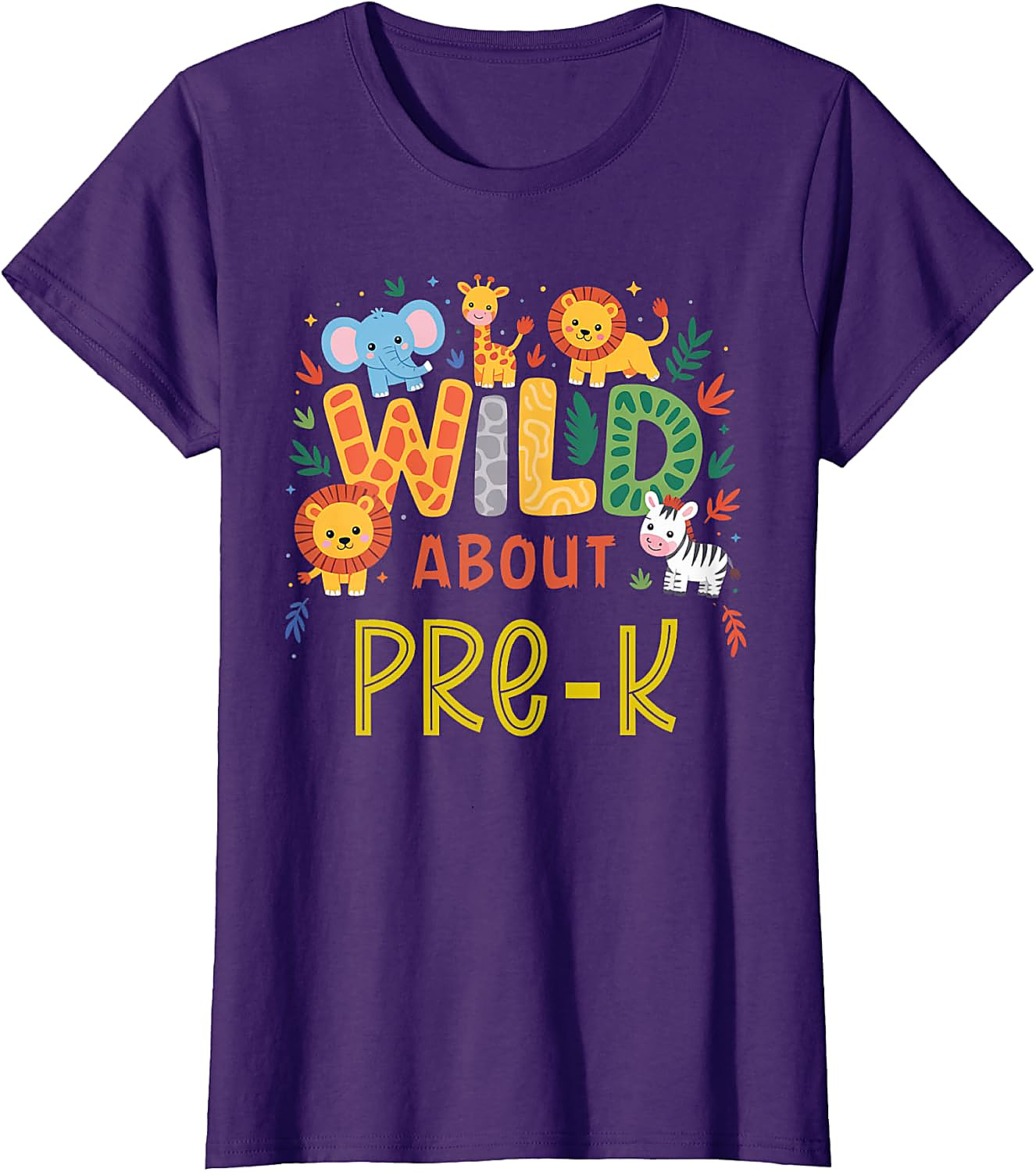 Wild About Pre-K T-Shirt | Back to School Safari Tee