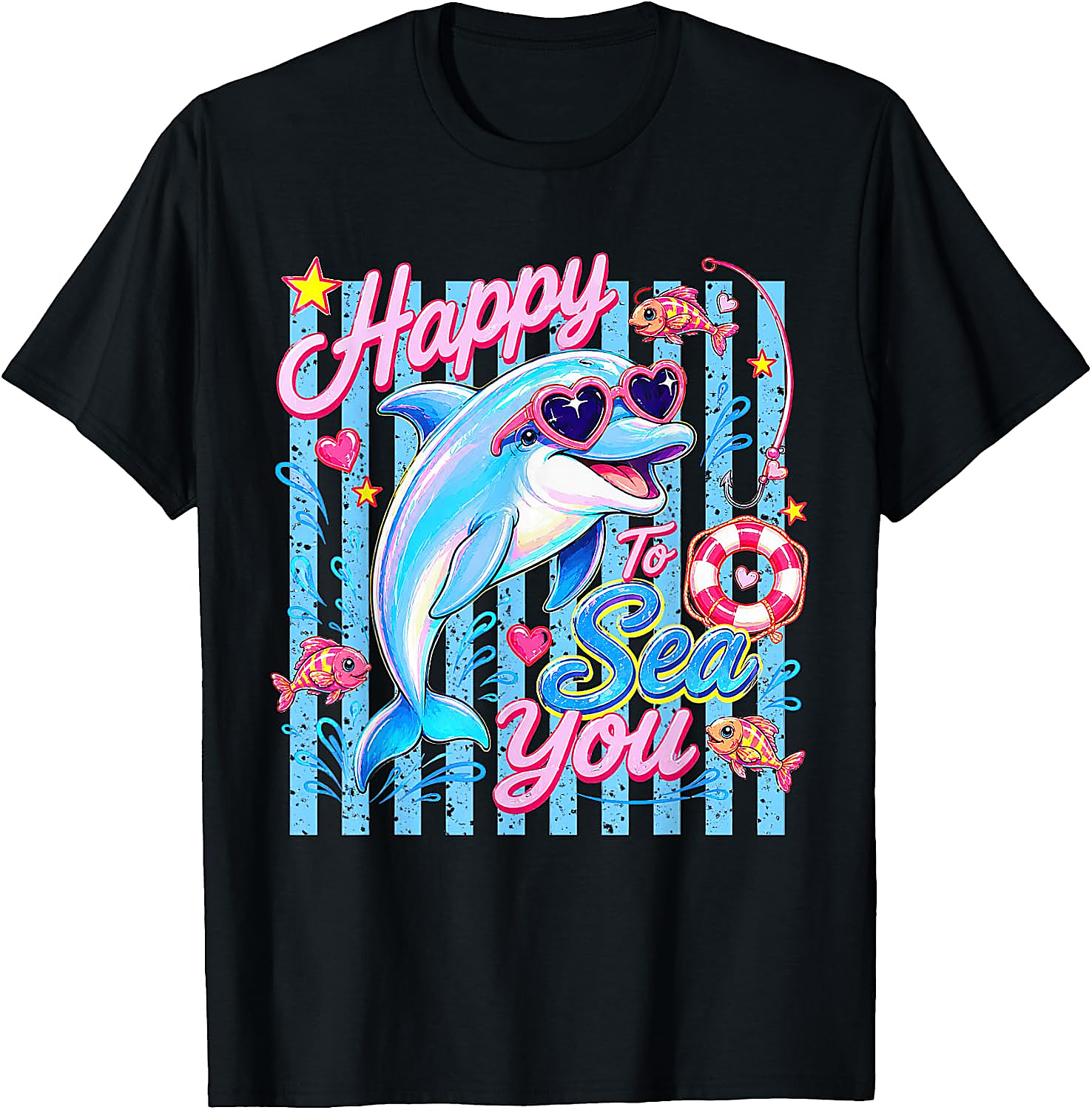 Happy to Sea You T-Shirt | Funny Dolphin Teacher Tee