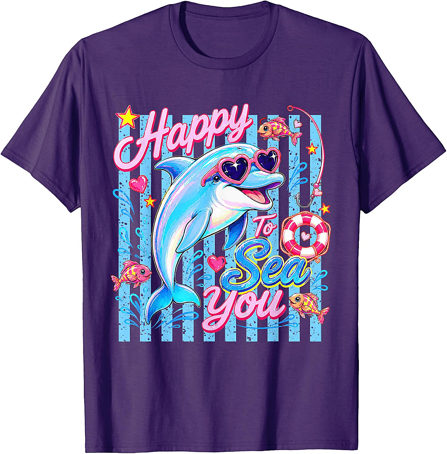 Happy to Sea You T-Shirt | Funny Dolphin Teacher Tee