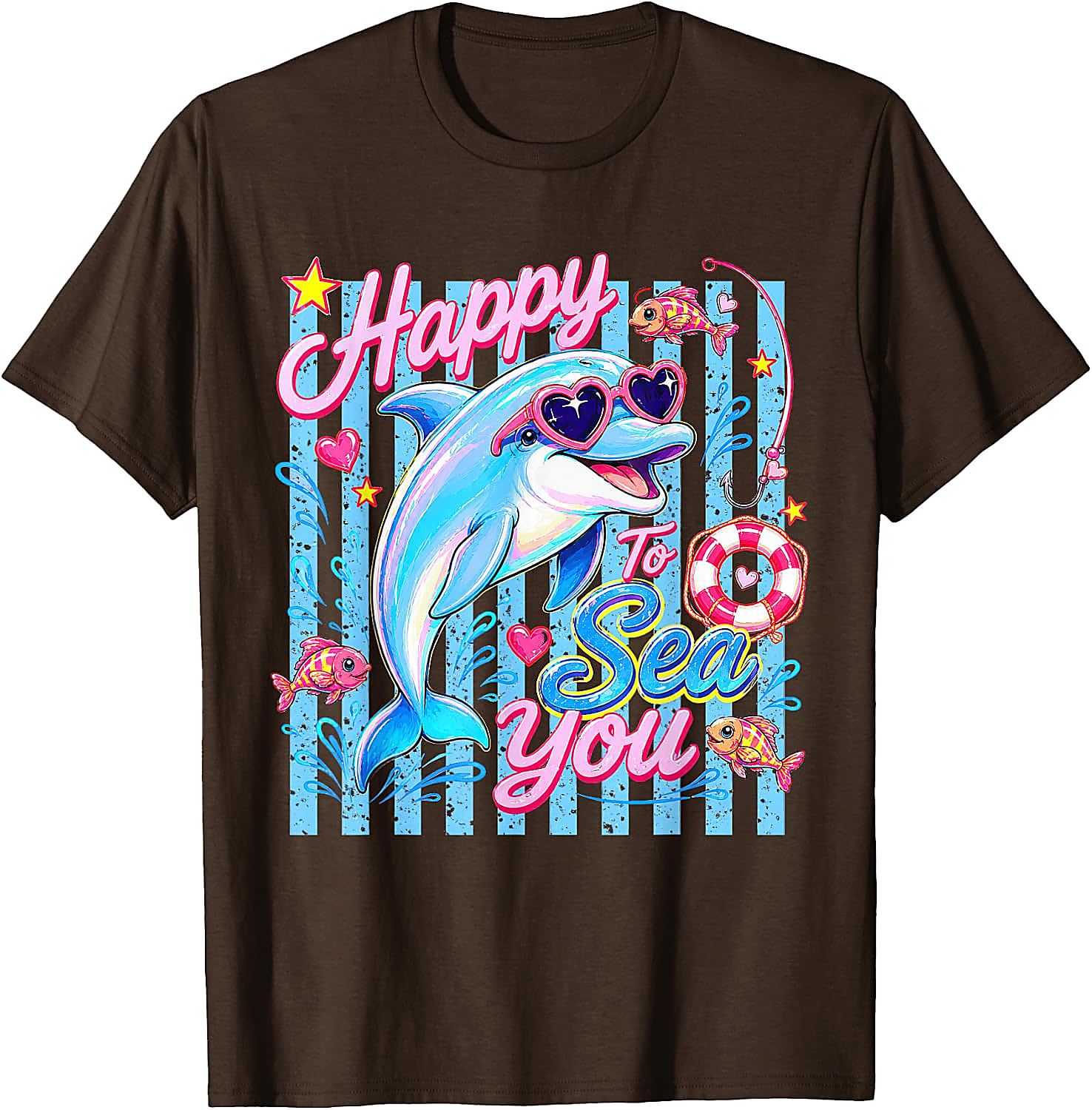 Happy to Sea You T-Shirt | Funny Dolphin Teacher Tee