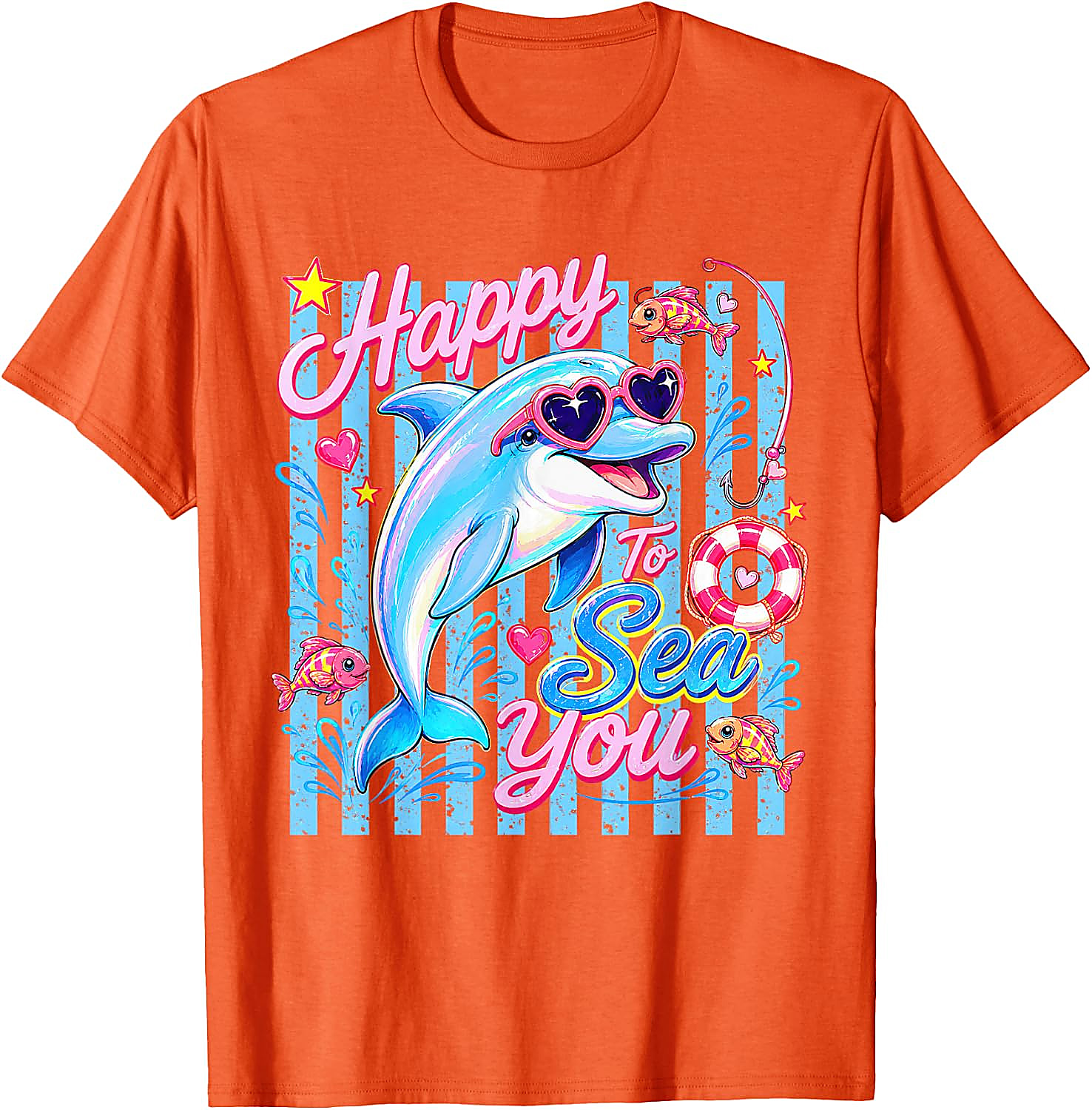 Happy to Sea You T-Shirt | Funny Dolphin Teacher Tee