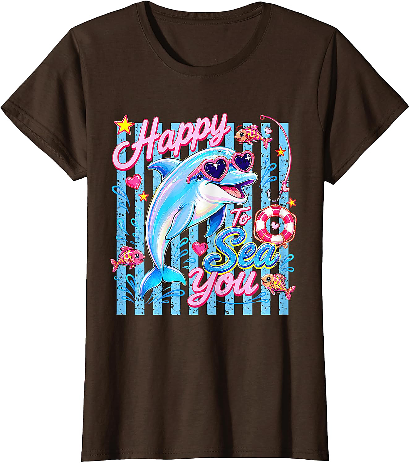 Happy to Sea You T-Shirt | Funny Dolphin Teacher Tee