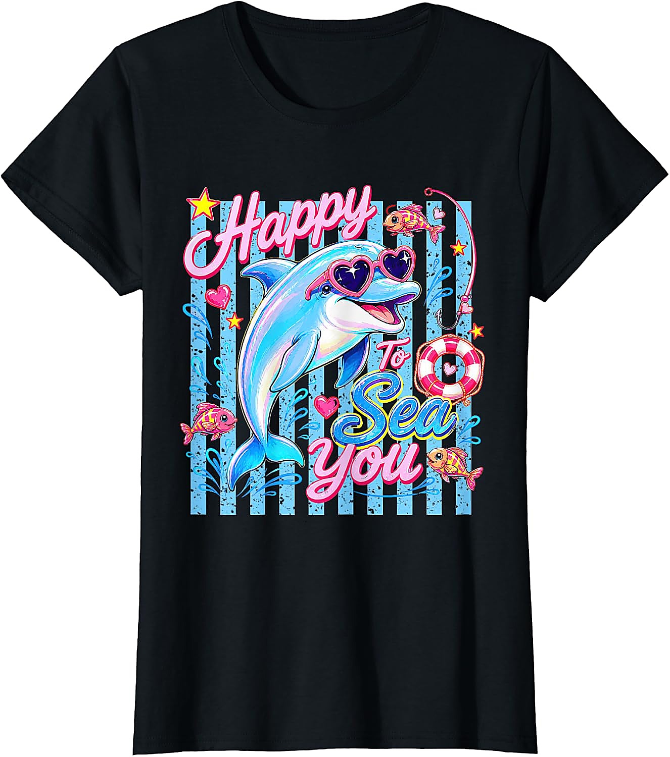 Happy to Sea You T-Shirt | Funny Dolphin Teacher Tee