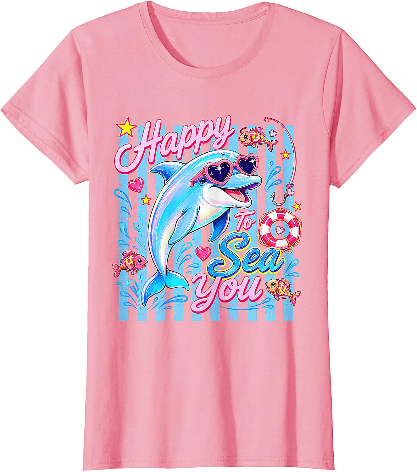 Happy to Sea You T-Shirt | Funny Dolphin Teacher Tee