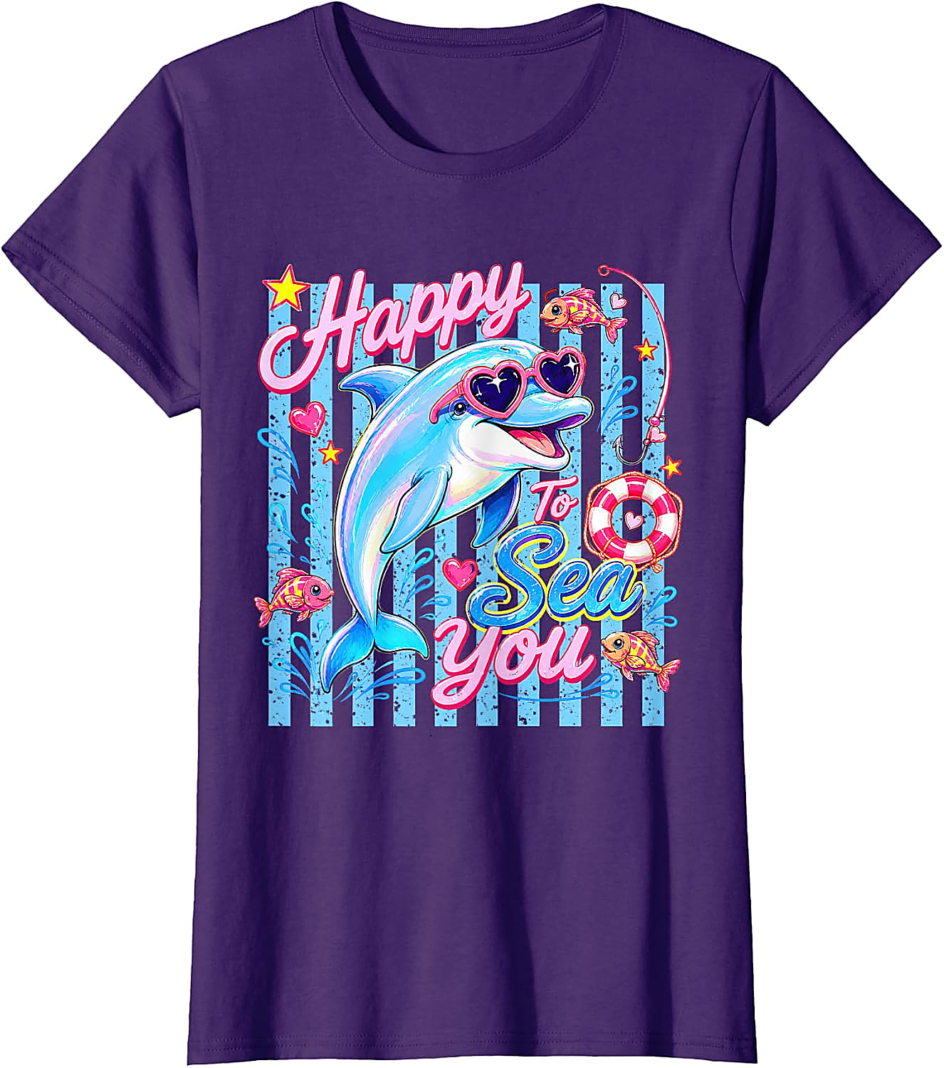 Happy to Sea You T-Shirt | Funny Dolphin Teacher Tee