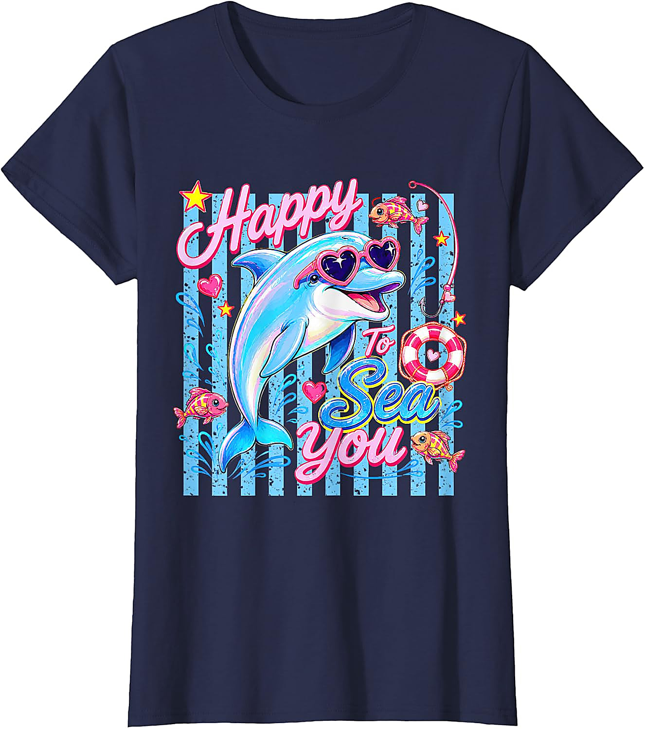 Happy to Sea You T-Shirt | Funny Dolphin Teacher Tee
