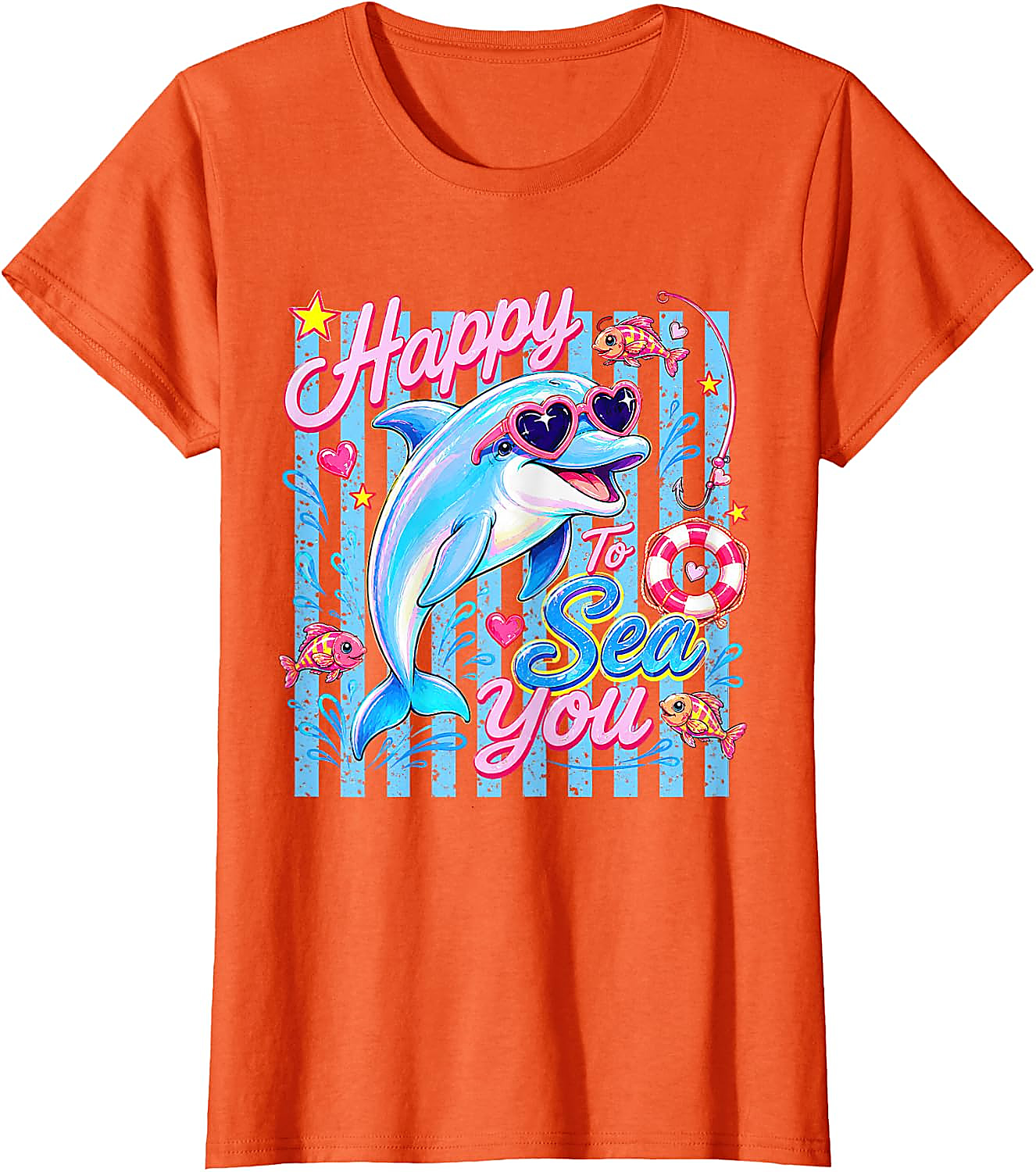 Happy to Sea You T-Shirt | Funny Dolphin Teacher Tee