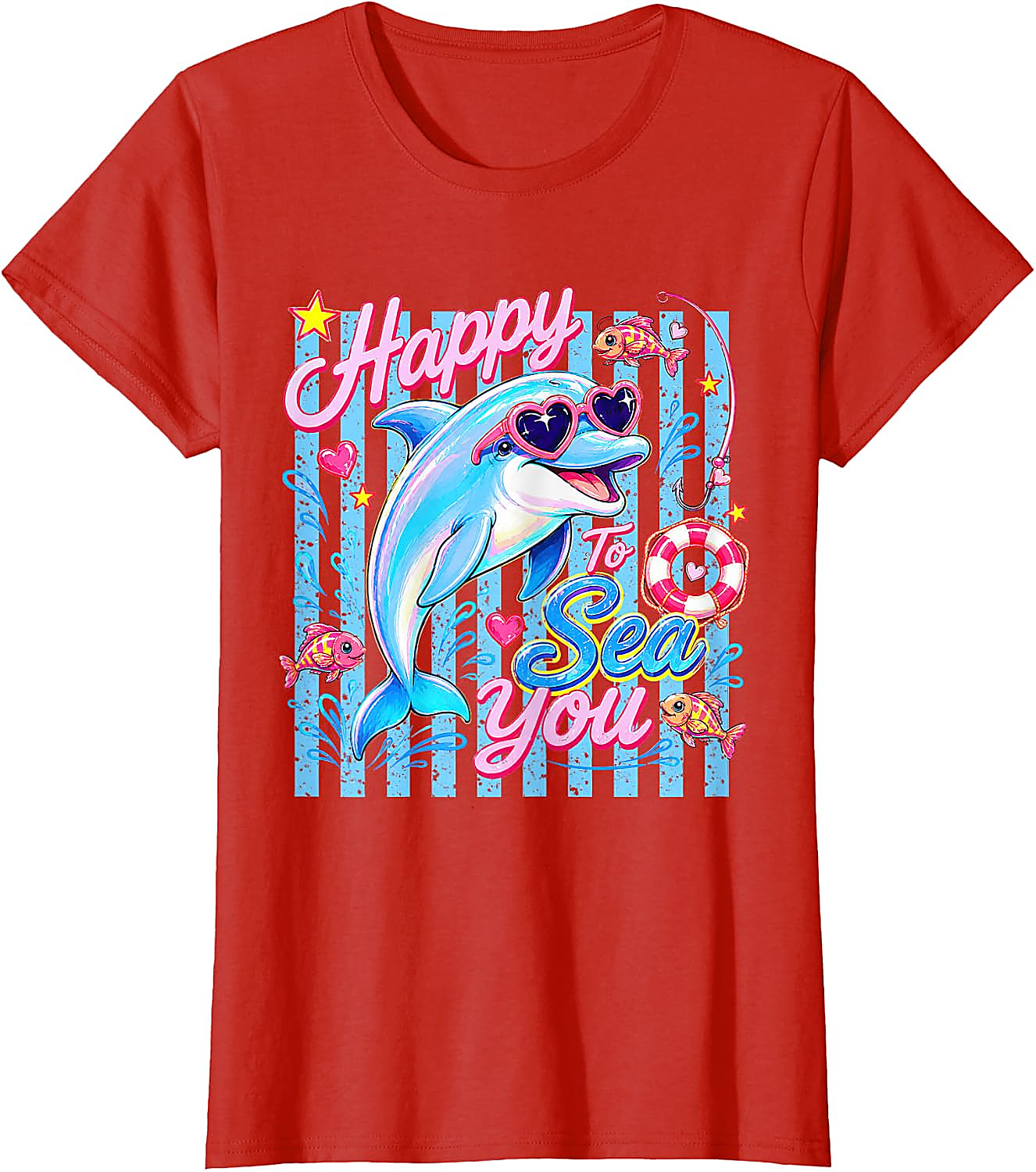 Happy to Sea You T-Shirt | Funny Dolphin Teacher Tee