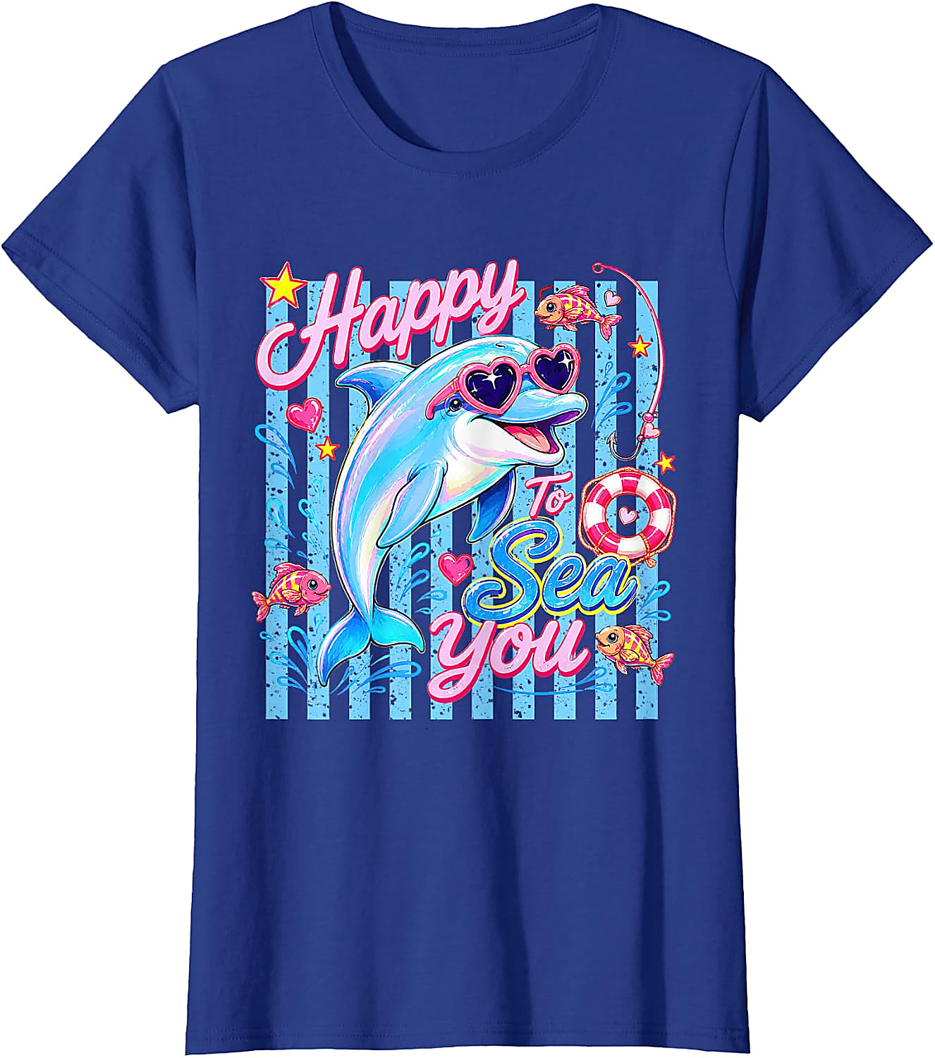 Happy to Sea You T-Shirt | Funny Dolphin Teacher Tee