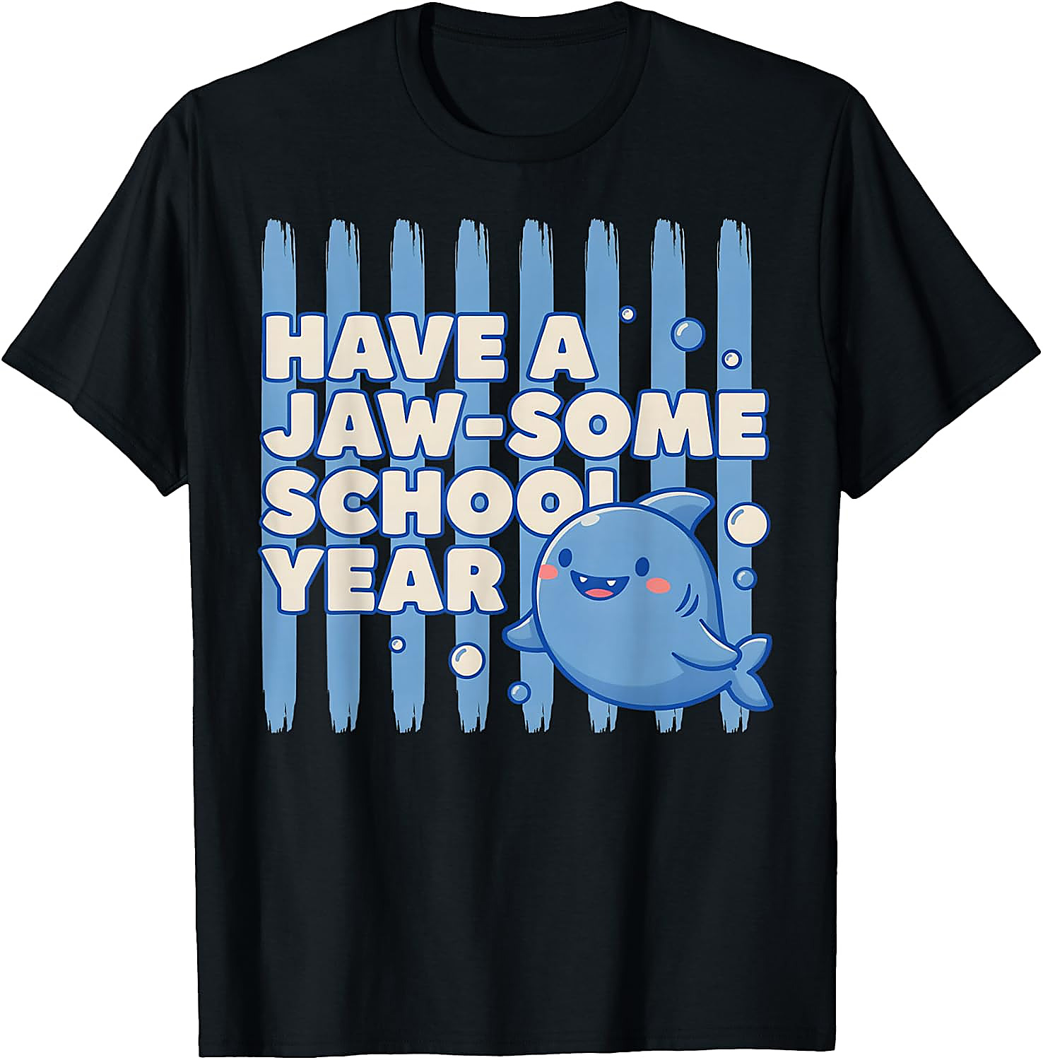Jaw-Some School Year Shark T-Shirt | Funny Back to School Tee