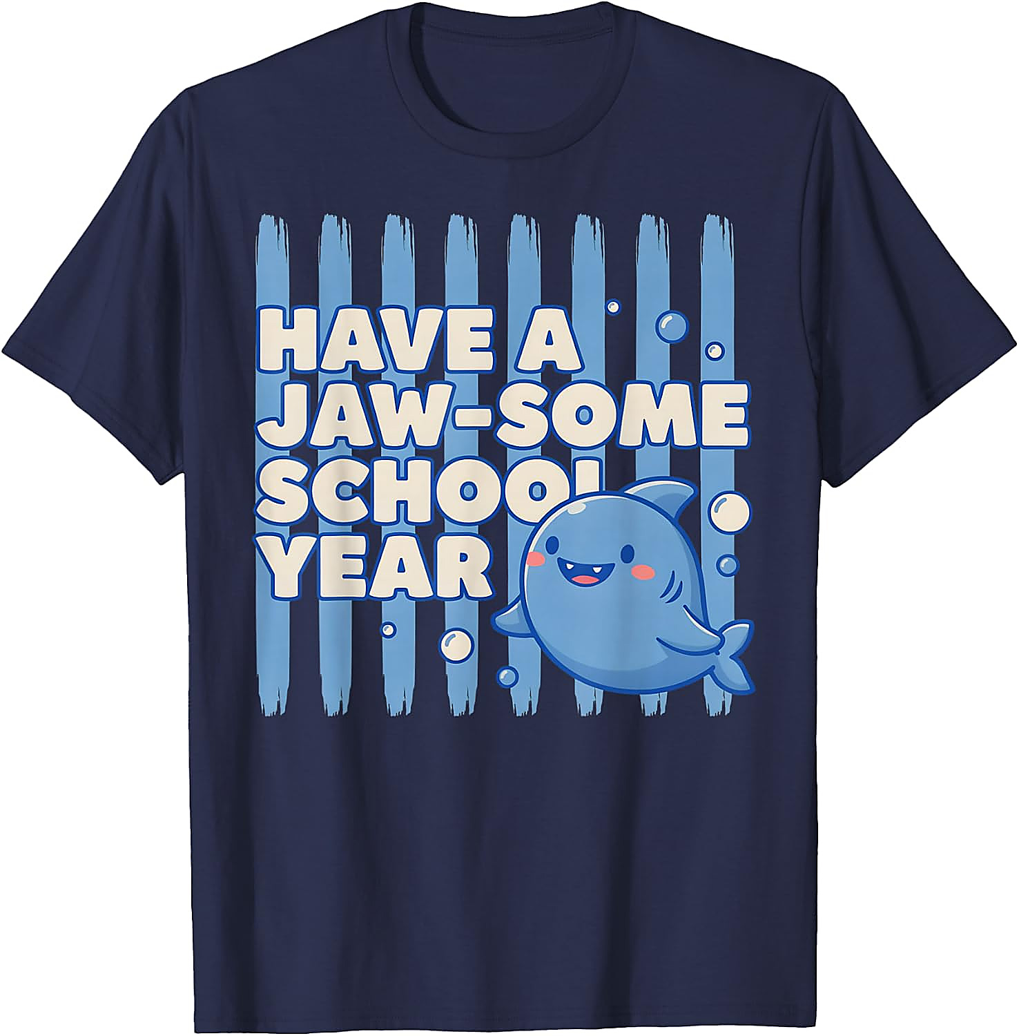 Jaw-Some School Year Shark T-Shirt | Funny Back to School Tee