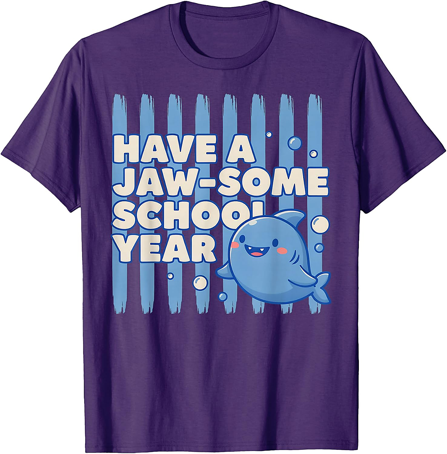 Jaw-Some School Year Shark T-Shirt | Funny Back to School Tee