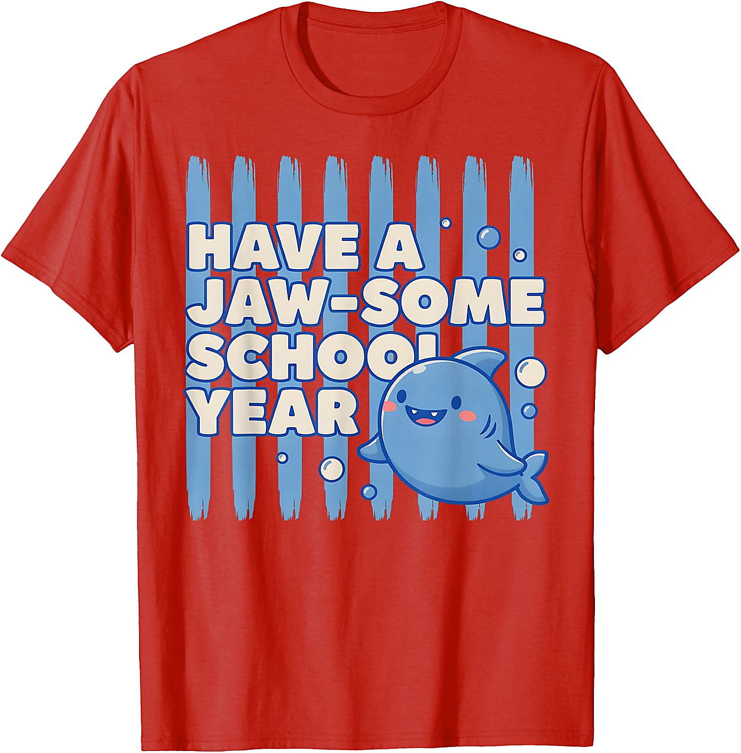 Jaw-Some School Year Shark T-Shirt | Funny Back to School Tee