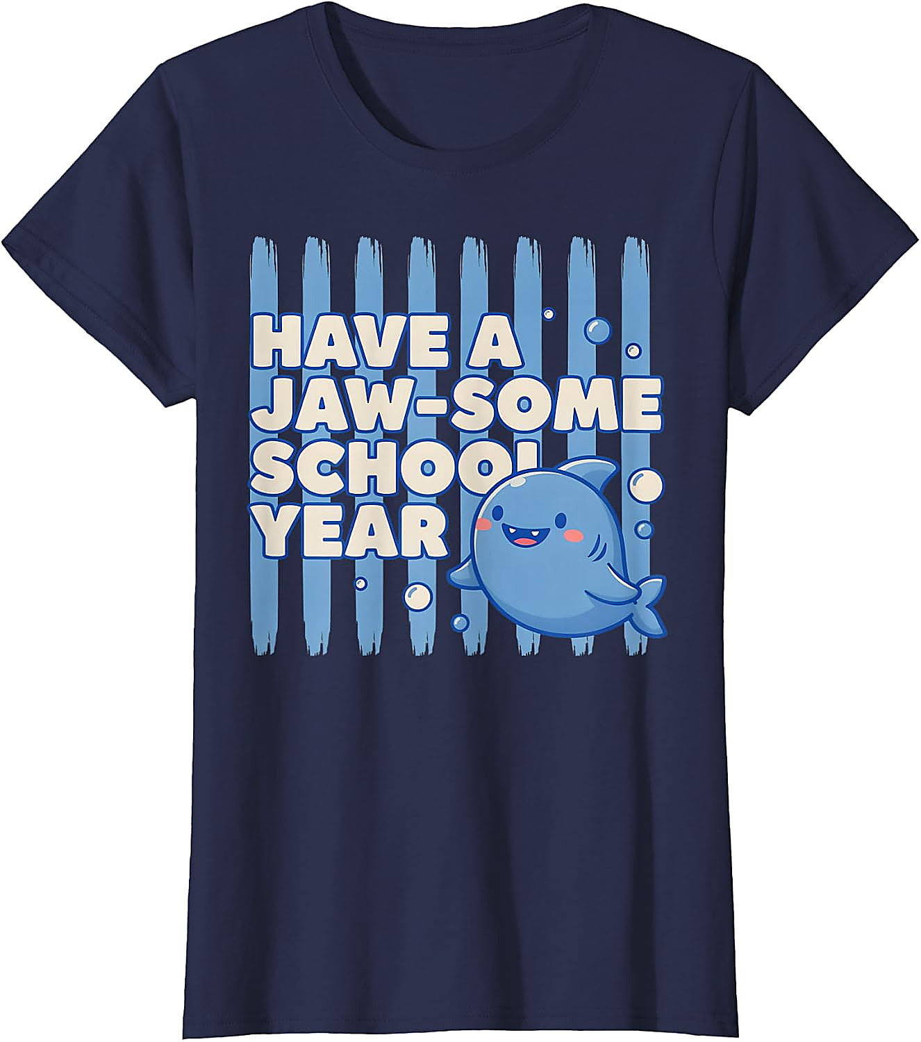 Jaw-Some School Year Shark T-Shirt | Funny Back to School Tee