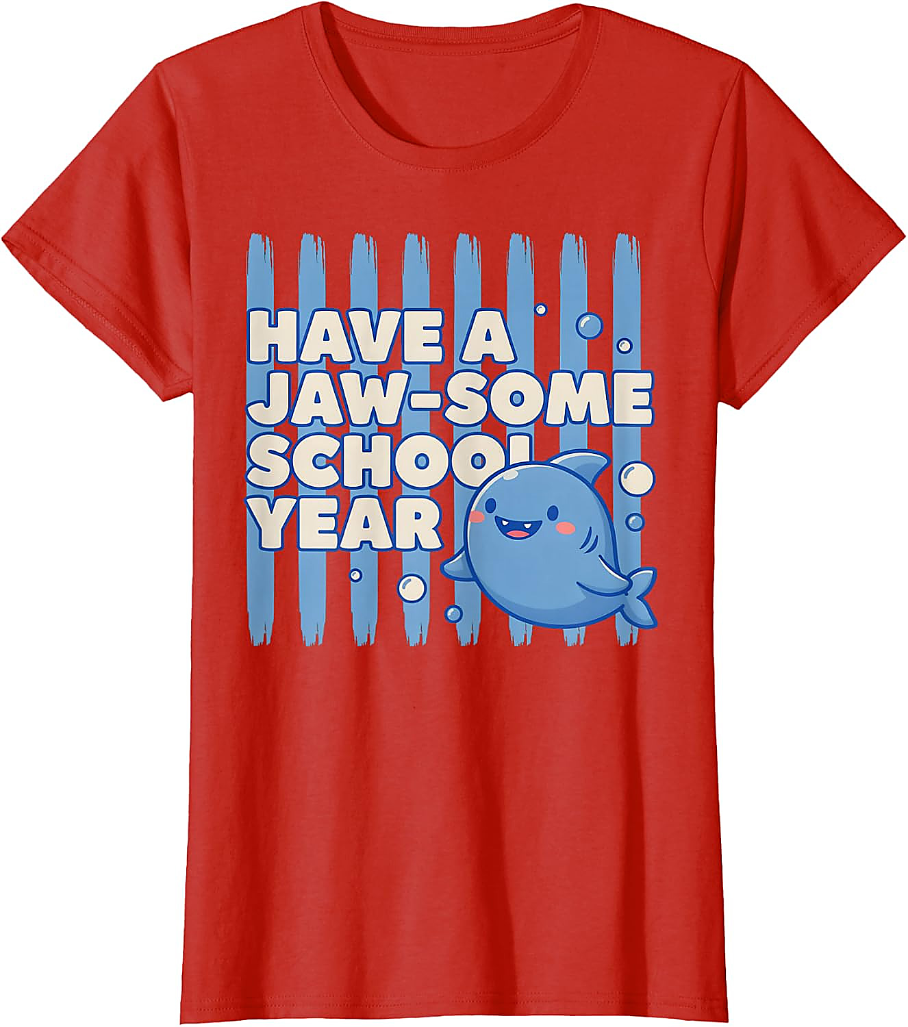 Jaw-Some School Year Shark T-Shirt | Funny Back to School Tee