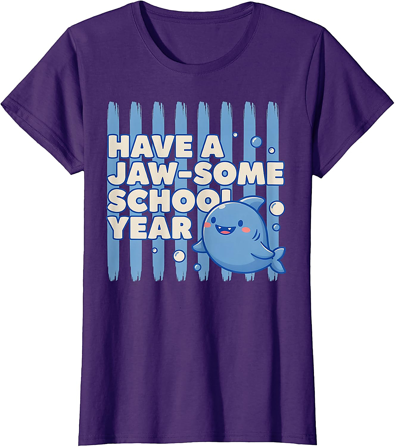 Jaw-Some School Year Shark T-Shirt | Funny Back to School Tee