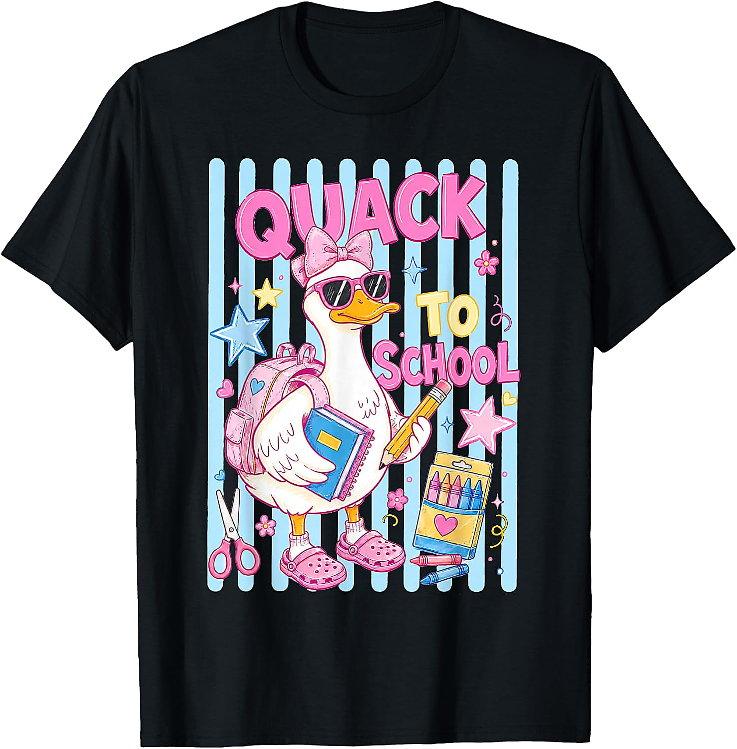 Quack to School Duck Shirt for Girls | Cute Back to School Tee